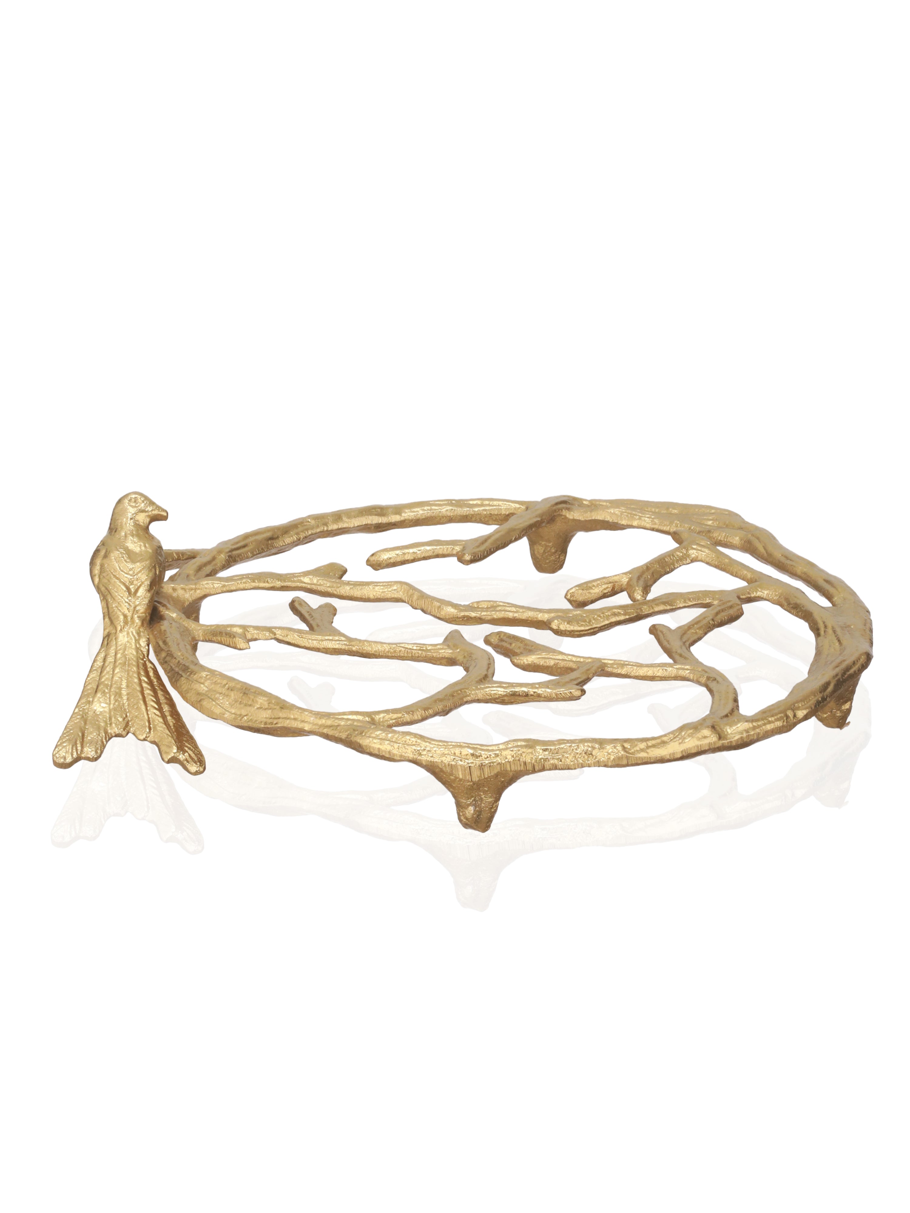 Flight Of Gold Trivet-Gold