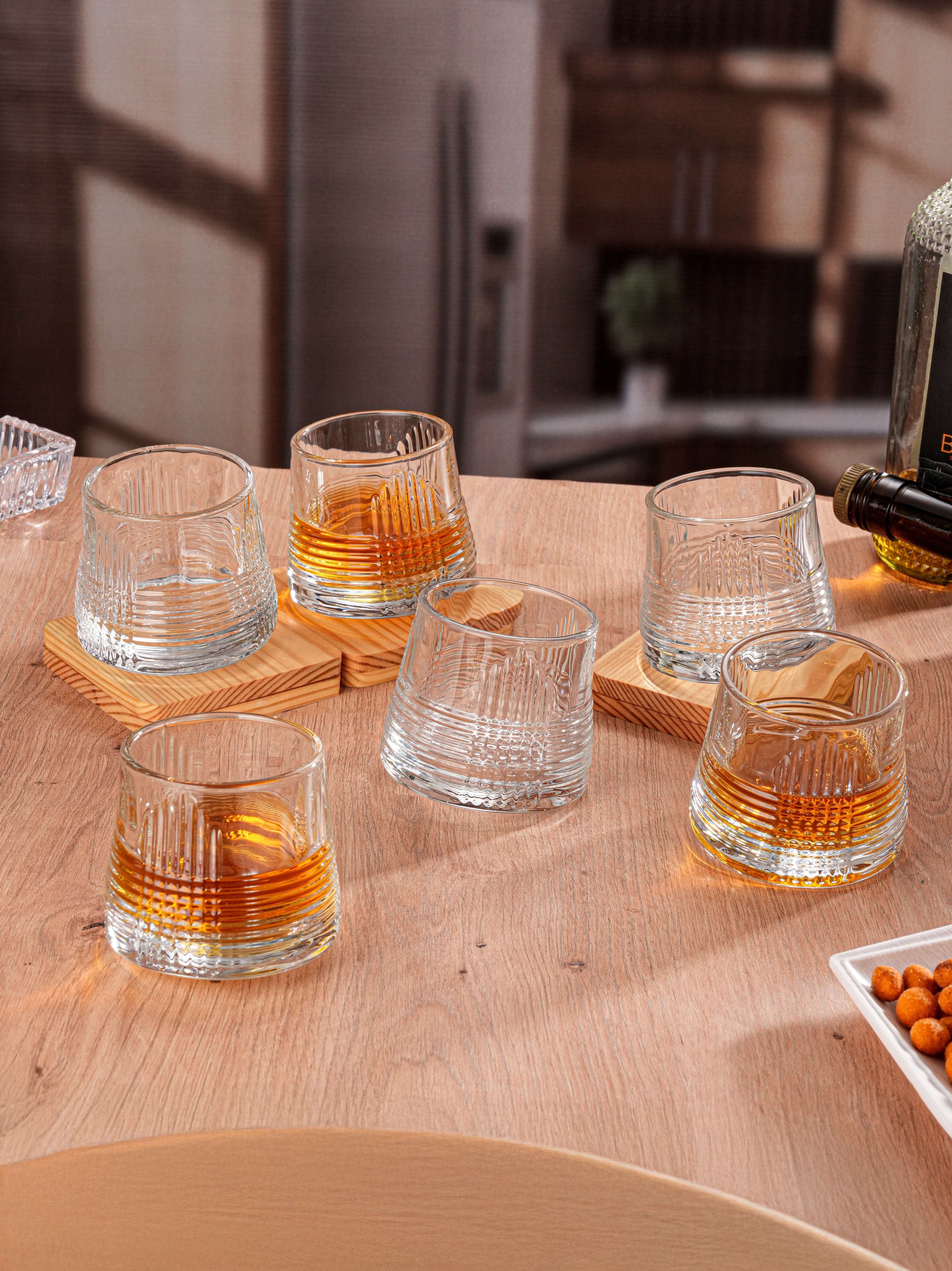 SpinDram Whiskey Glass- Pack of 6