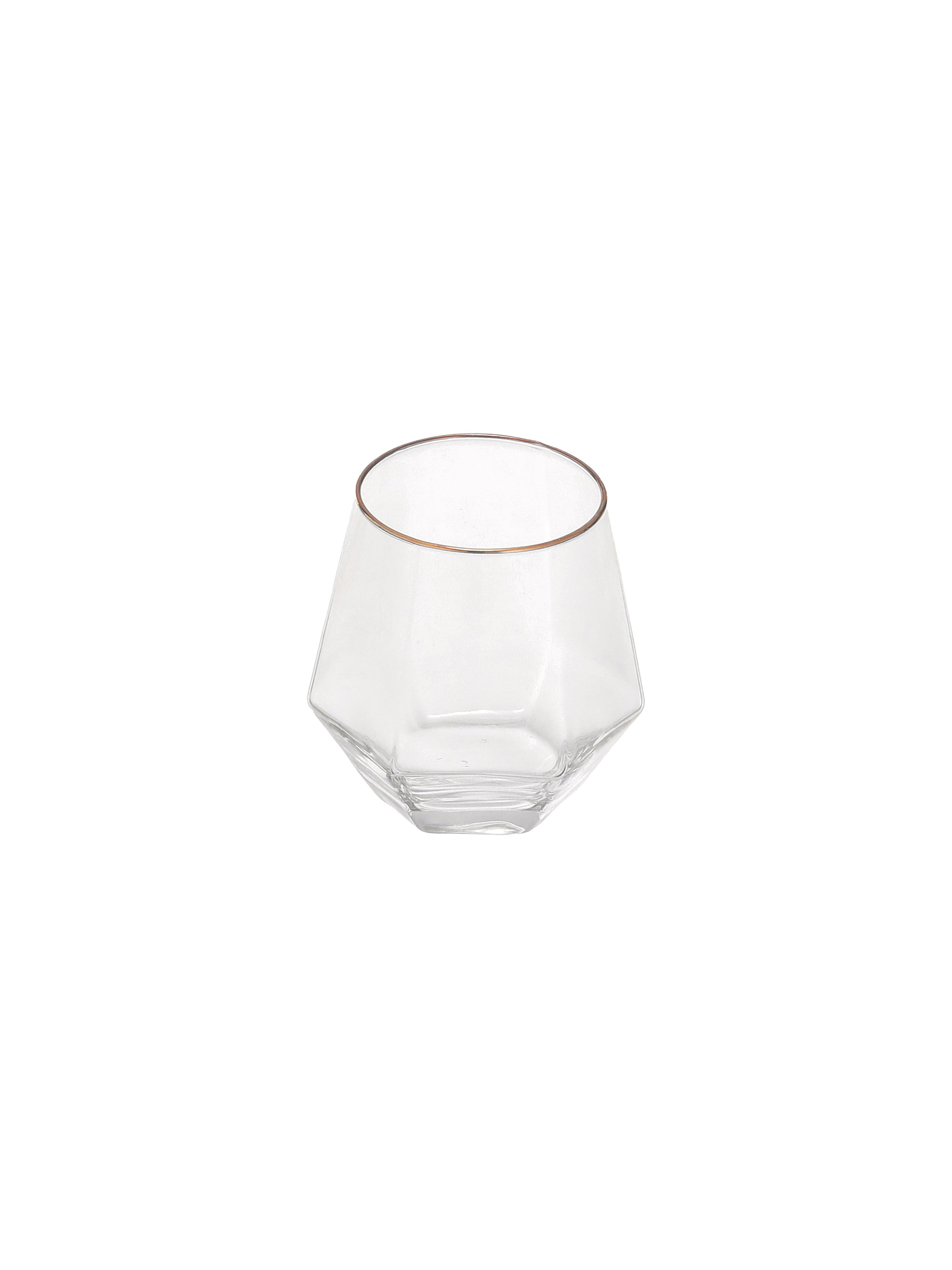 GoldenShard Whiskey Glass-Pack of 6