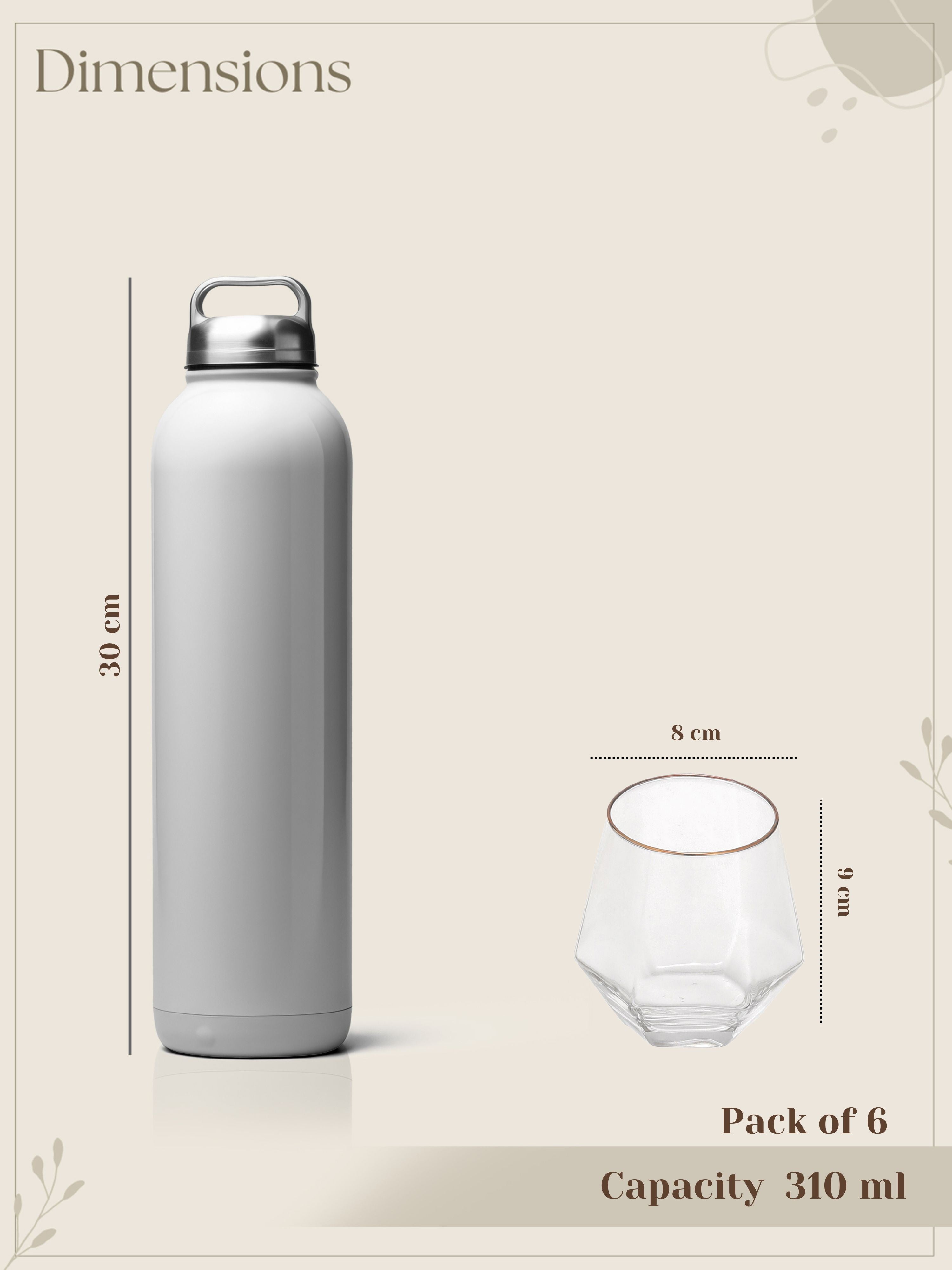 GoldenShard Whiskey Glass-Pack of 6