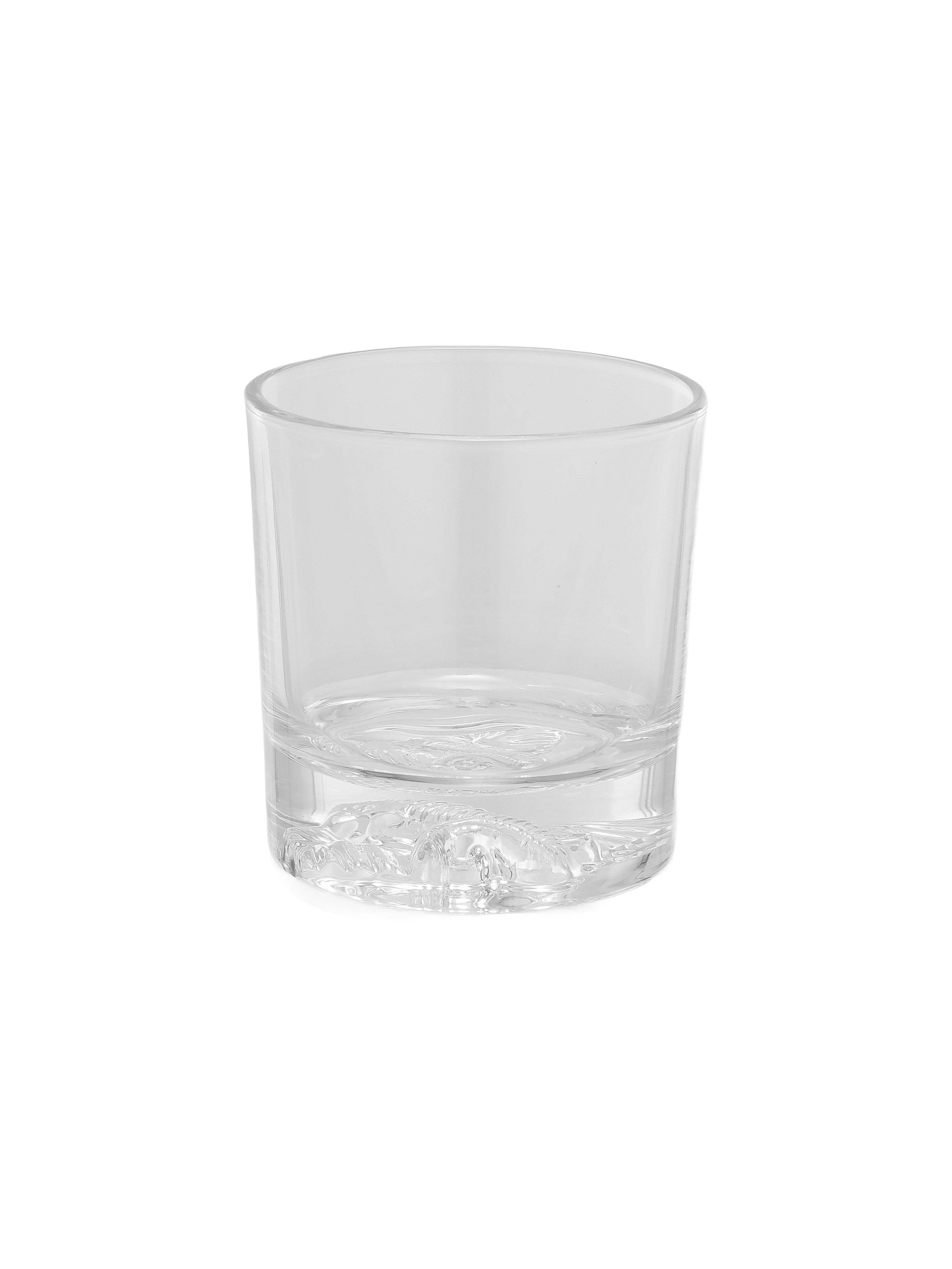 Elephant Embossed Crystal Whiskey Glass