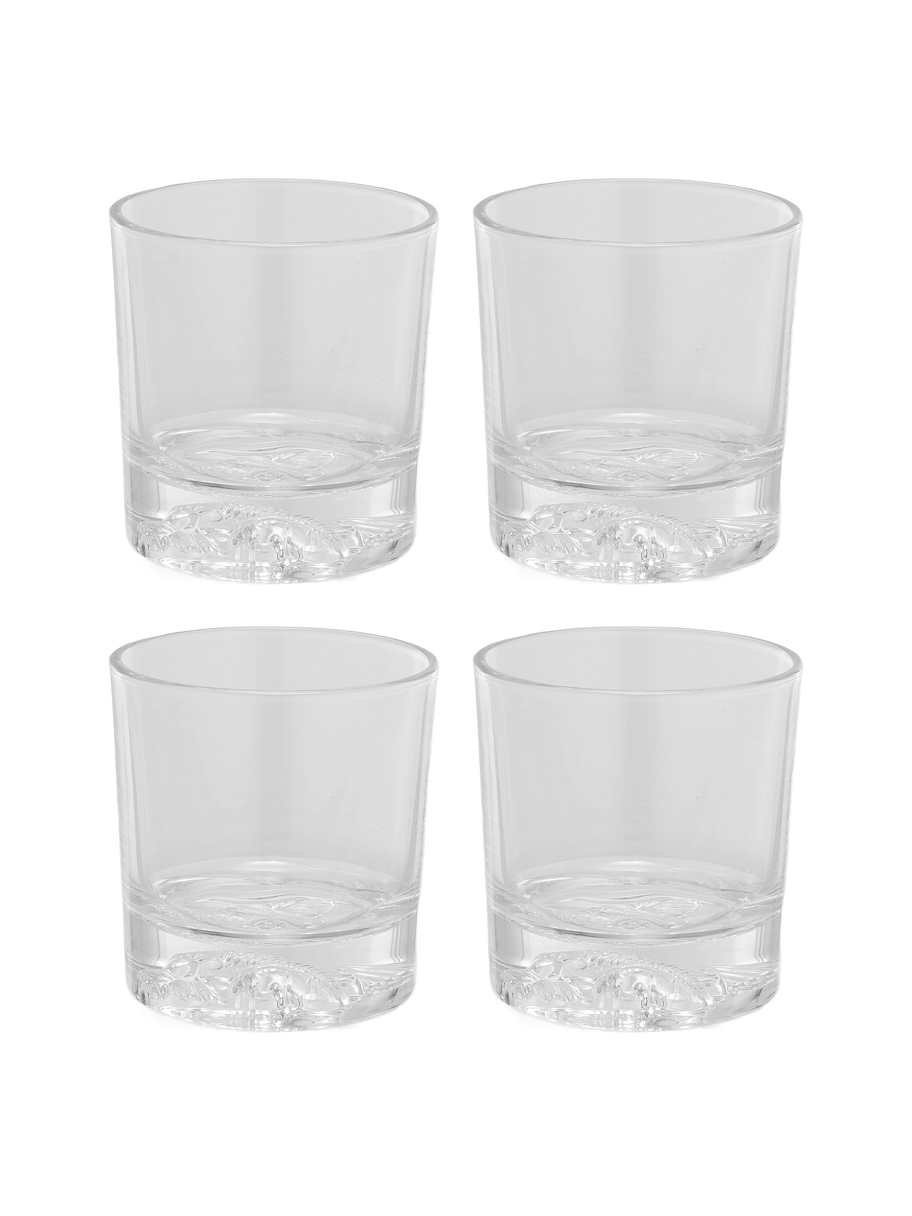 Elephant Embossed Crystal Whiskey Glass