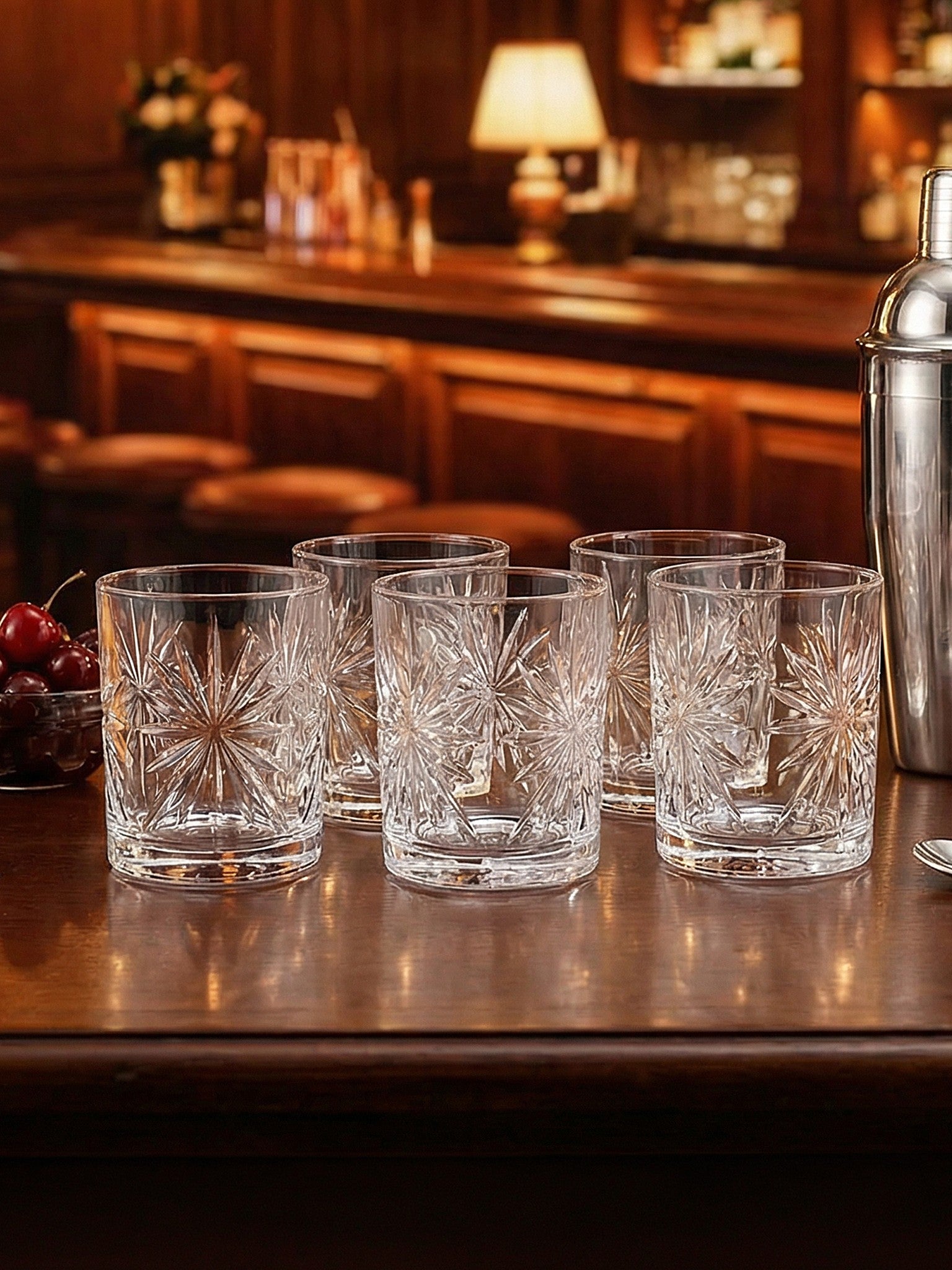 The Starlight Cut Whiskey Glass (Pack of 6)