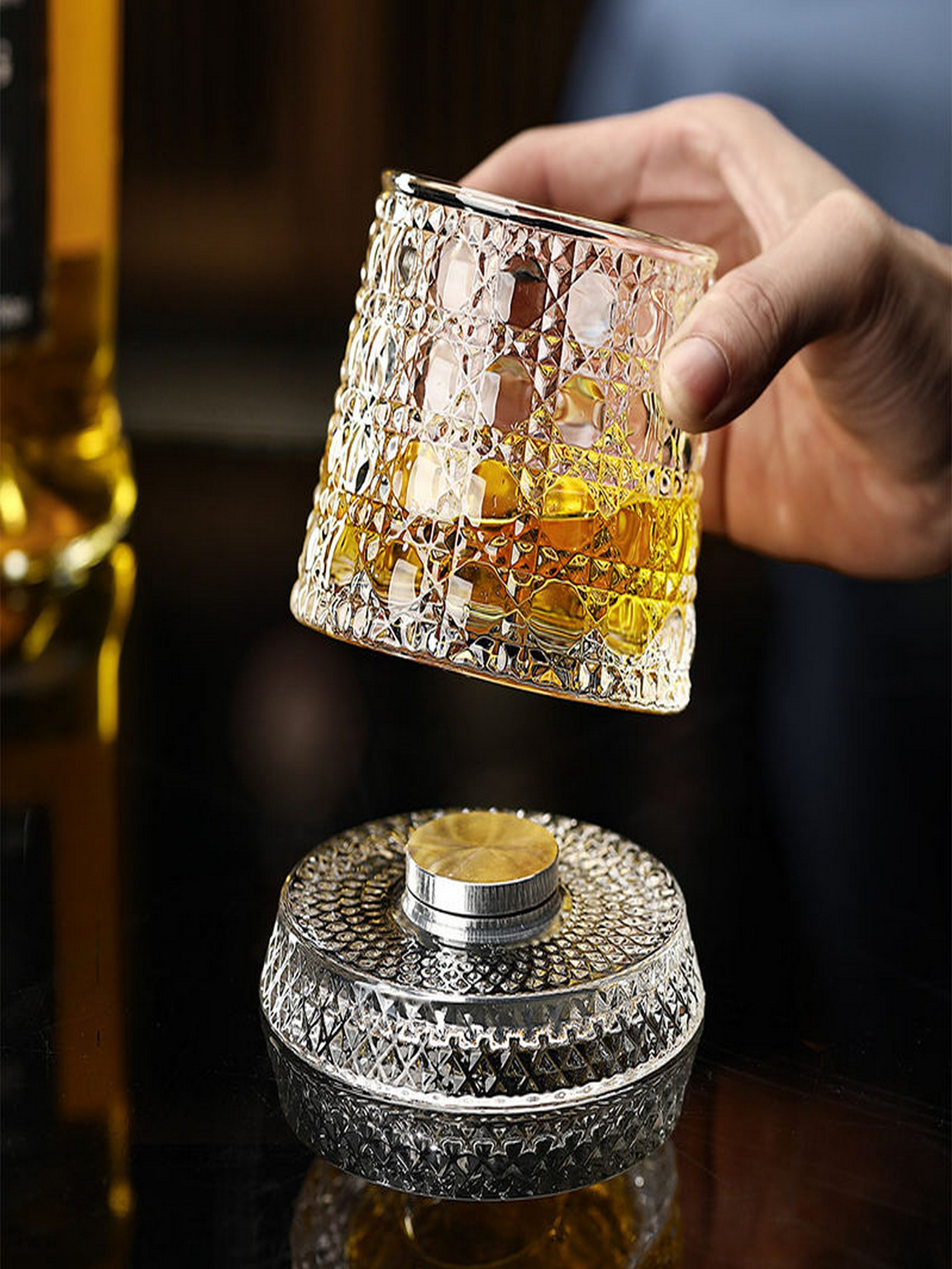 Infinity Spin Whiskey Tumbler
