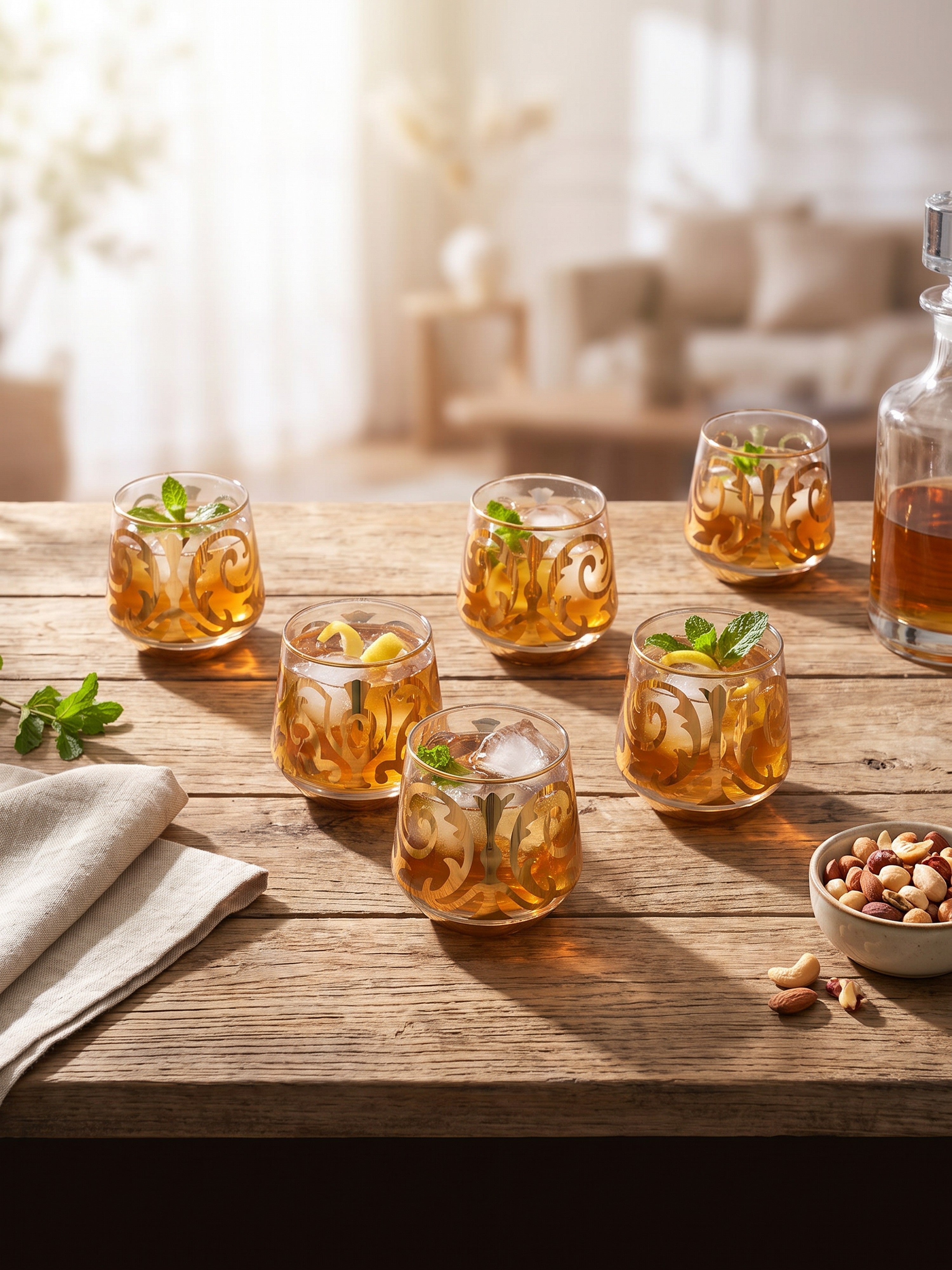 Golden Scroll Tumbler (Pack of 6)