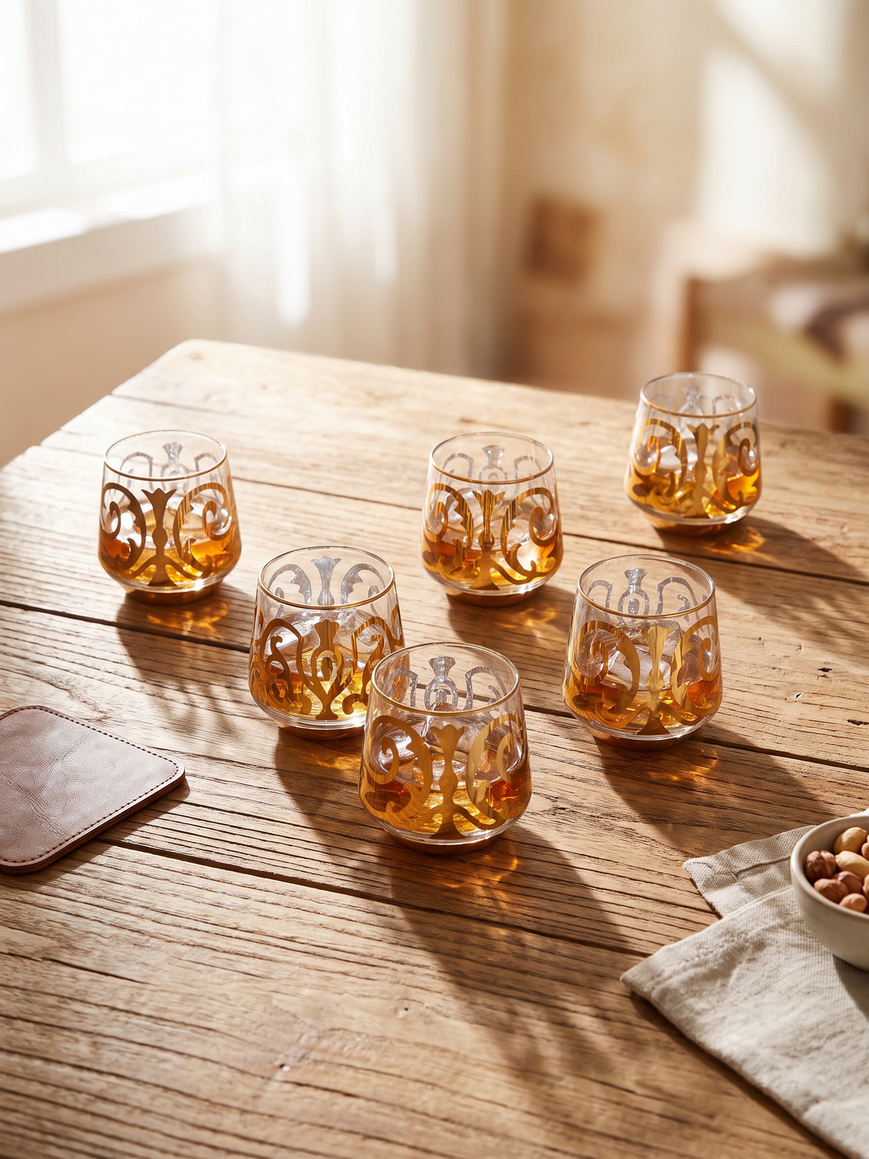 Golden Scroll Tumbler (Pack of 6)