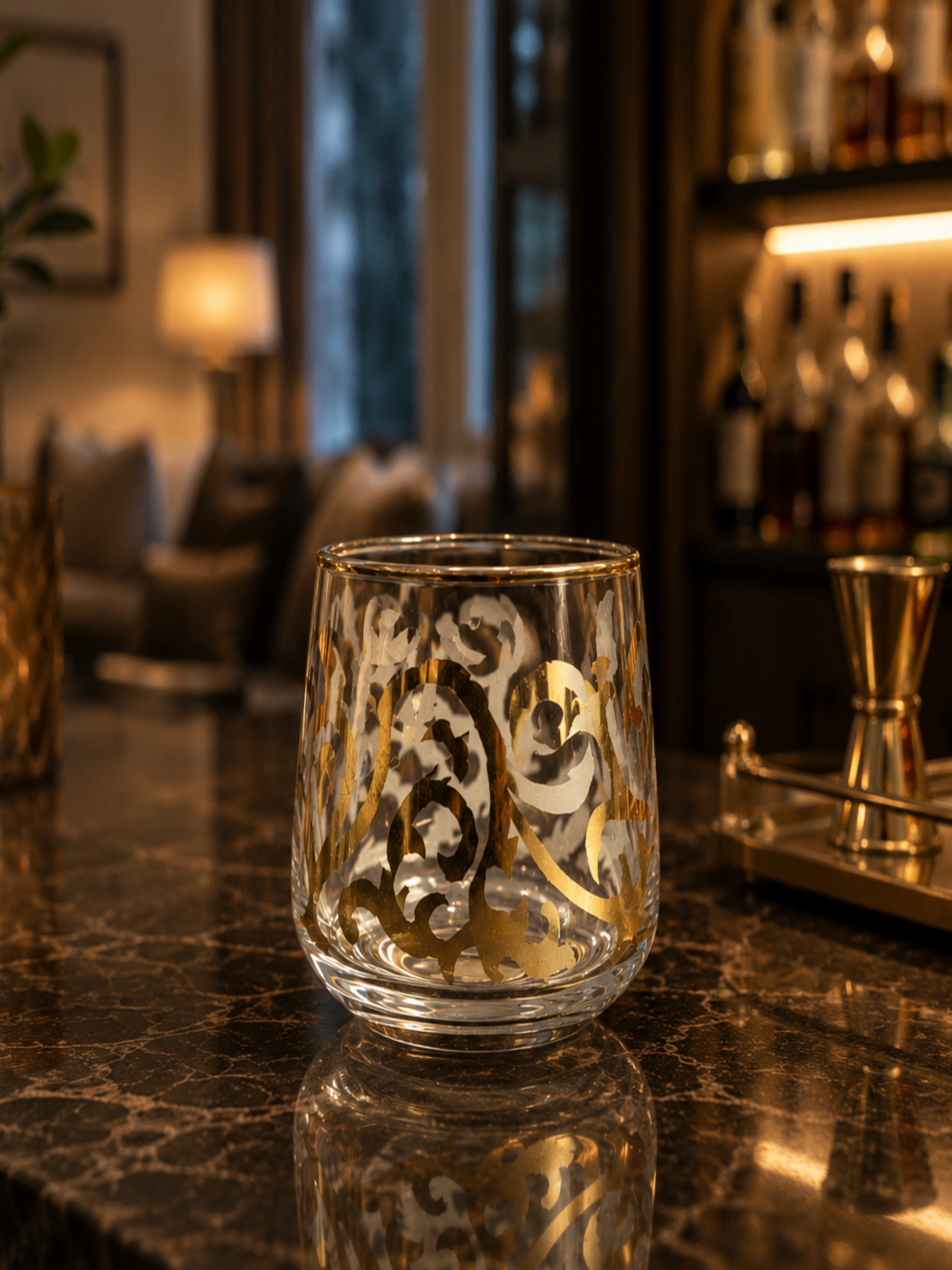 Golden Scroll Tumbler (Pack of 6)