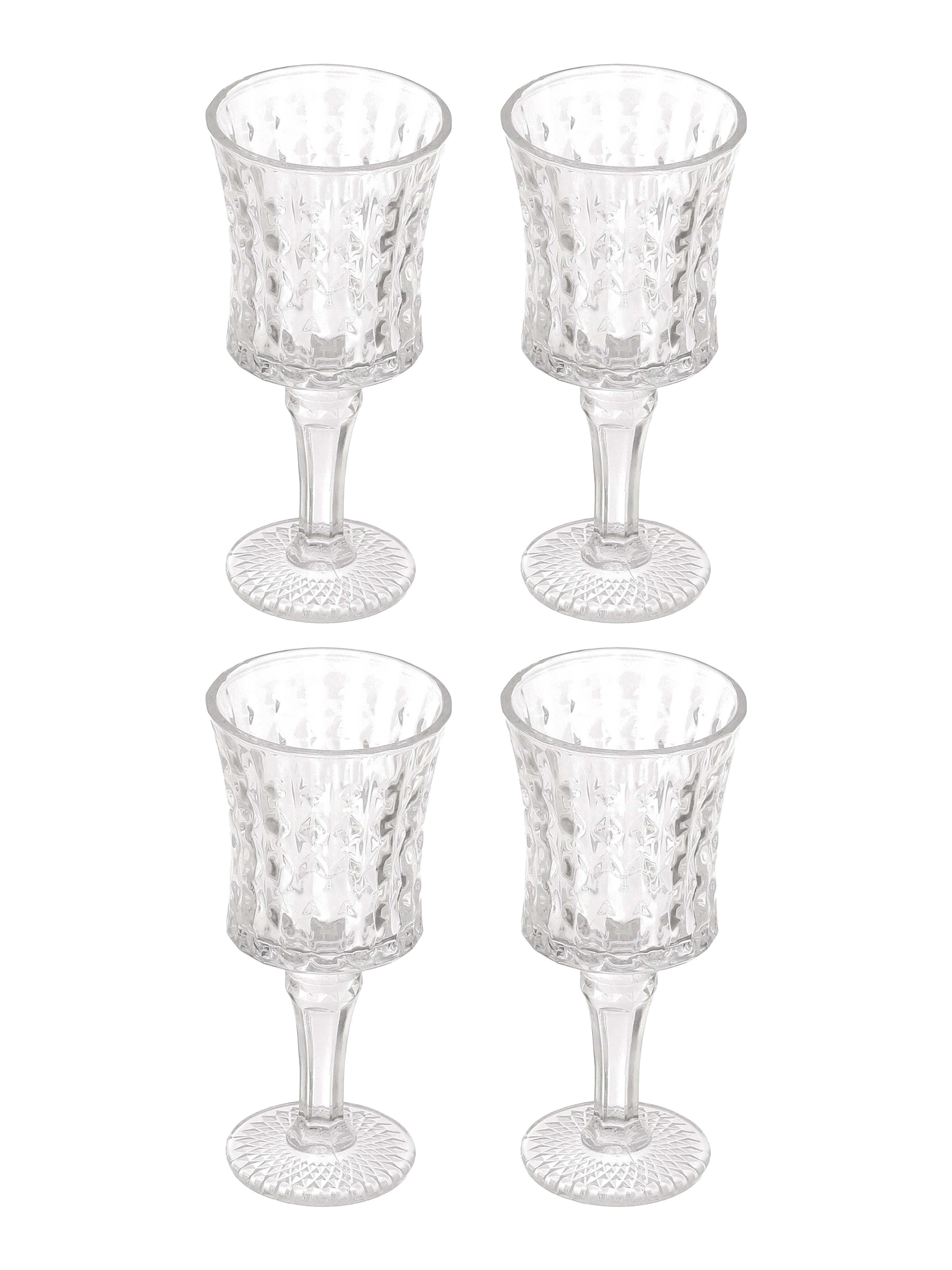TwilightCut Wine Glass- Pack of 4