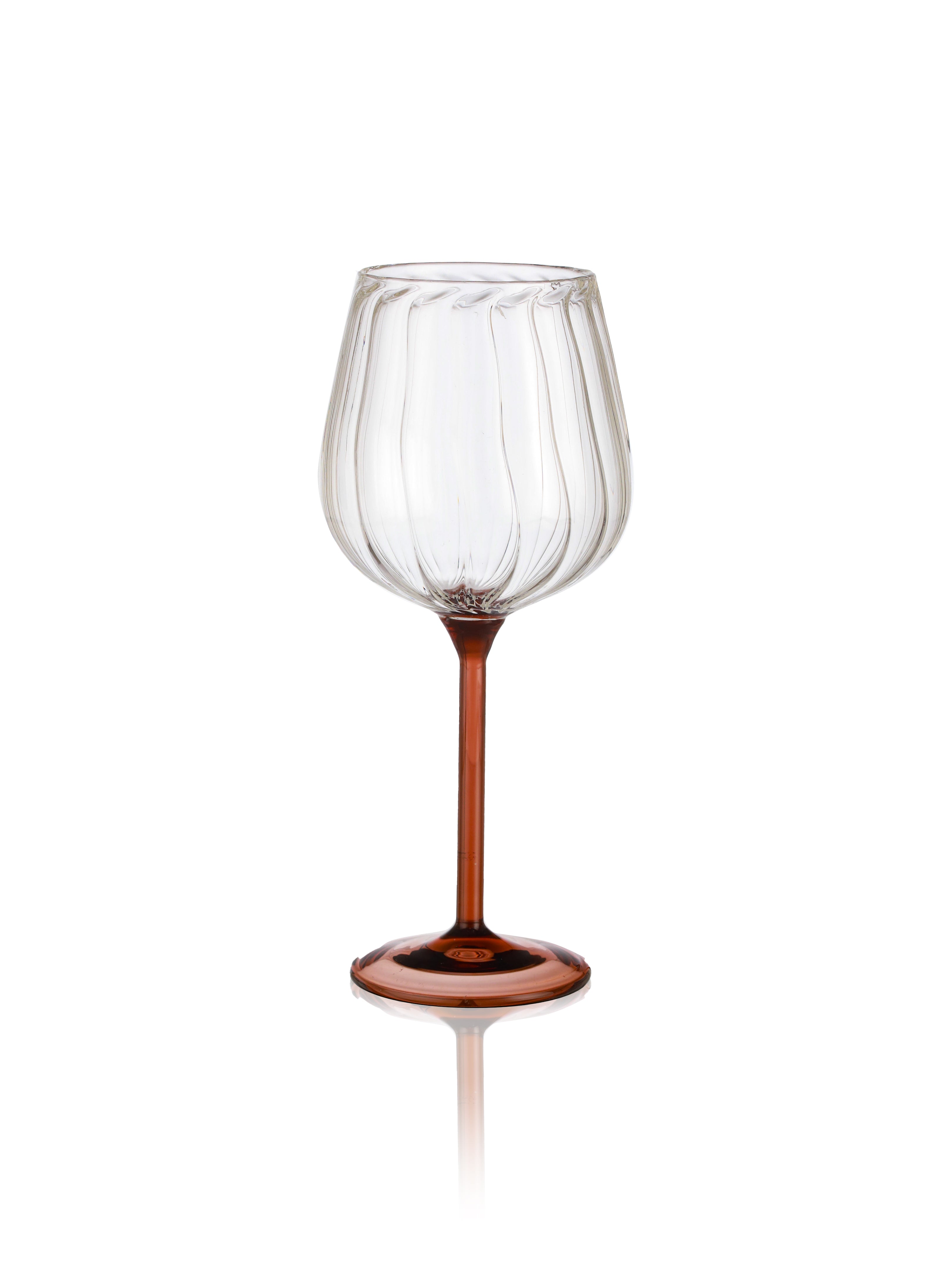 TAWNY TOAST RED WINE GLASS