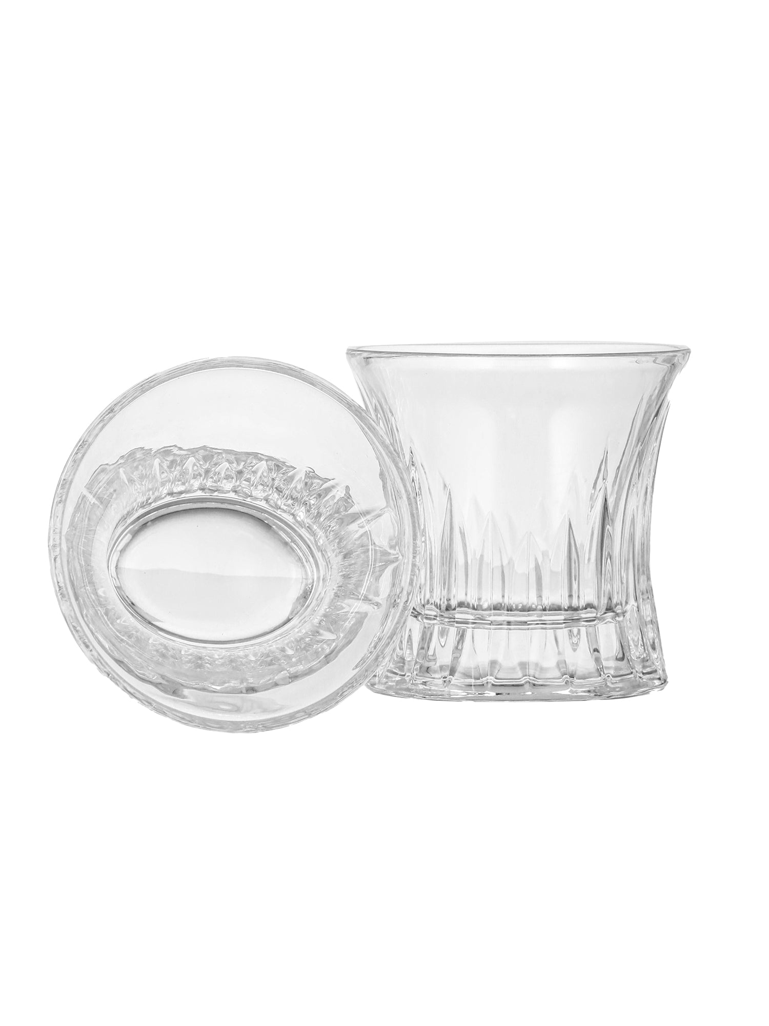 SANDTIMER CRYSTAL WHISKEY GLASS
