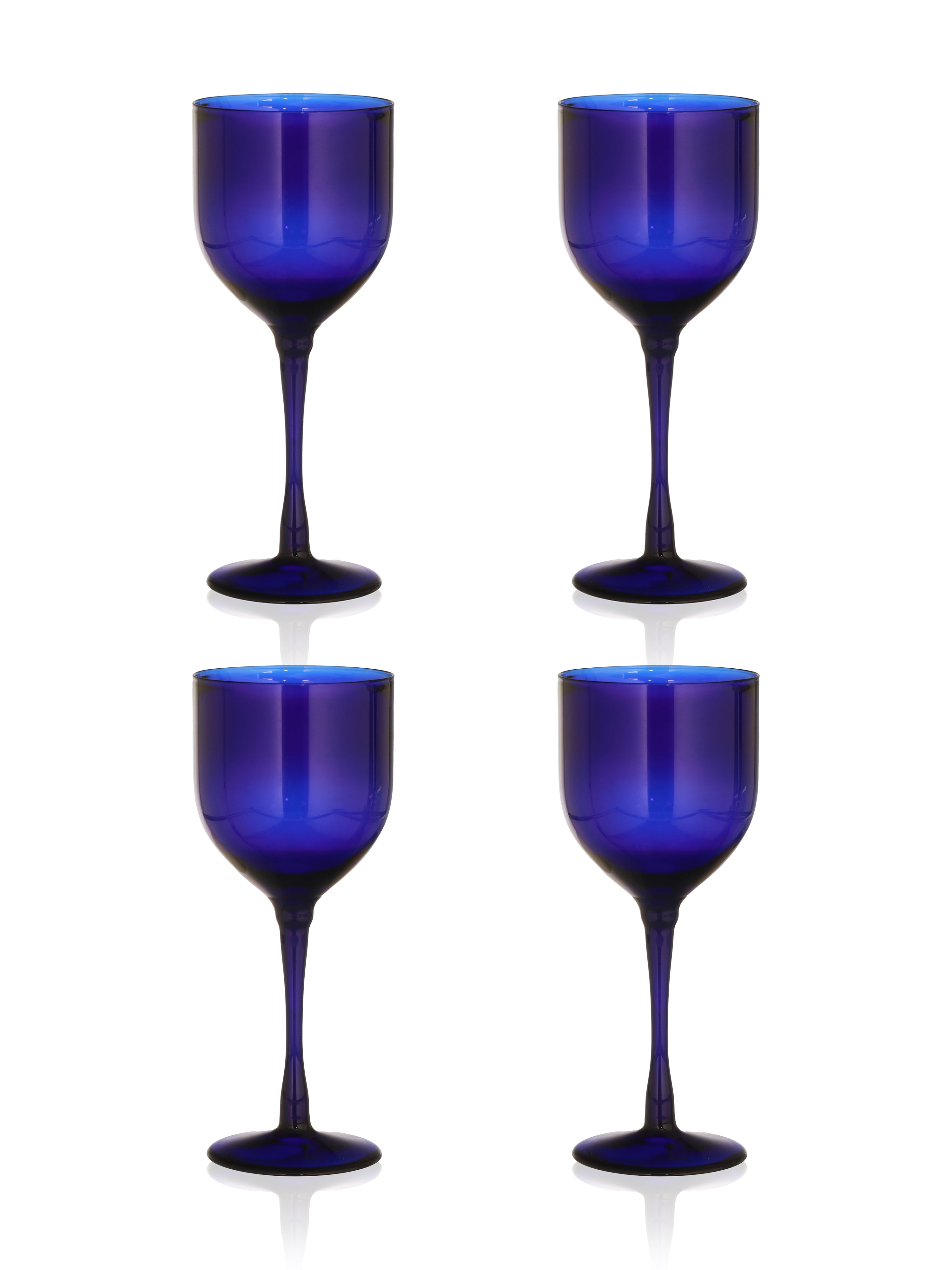 Indigo Delight Wine Glass