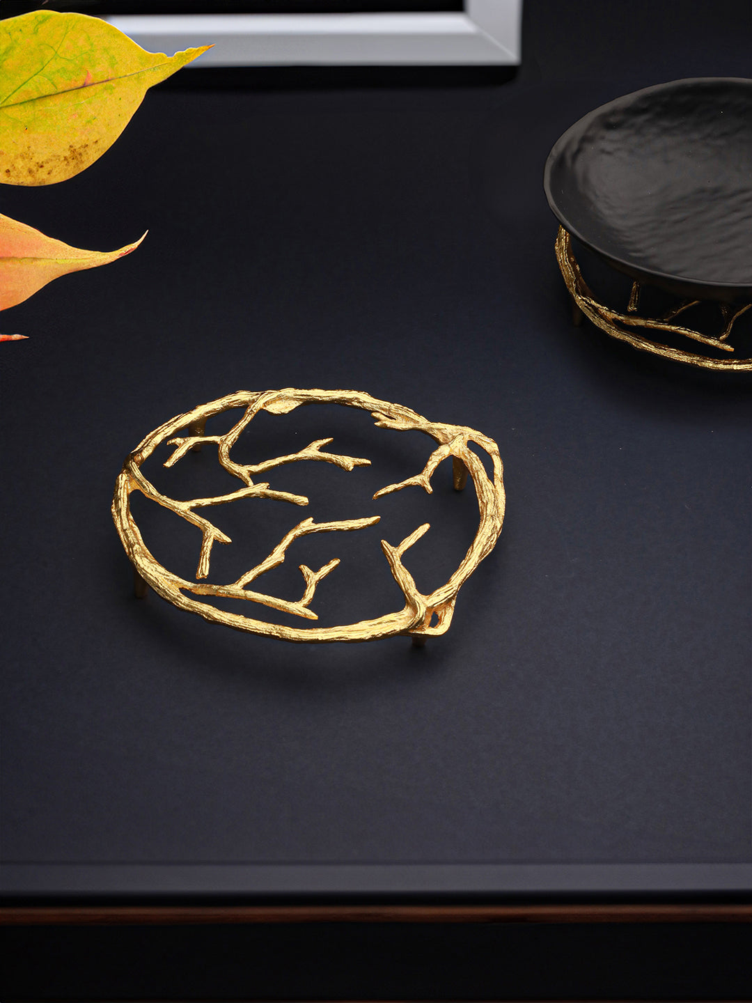 EarthyRoots Trivet- Gold (Pack Of 2)