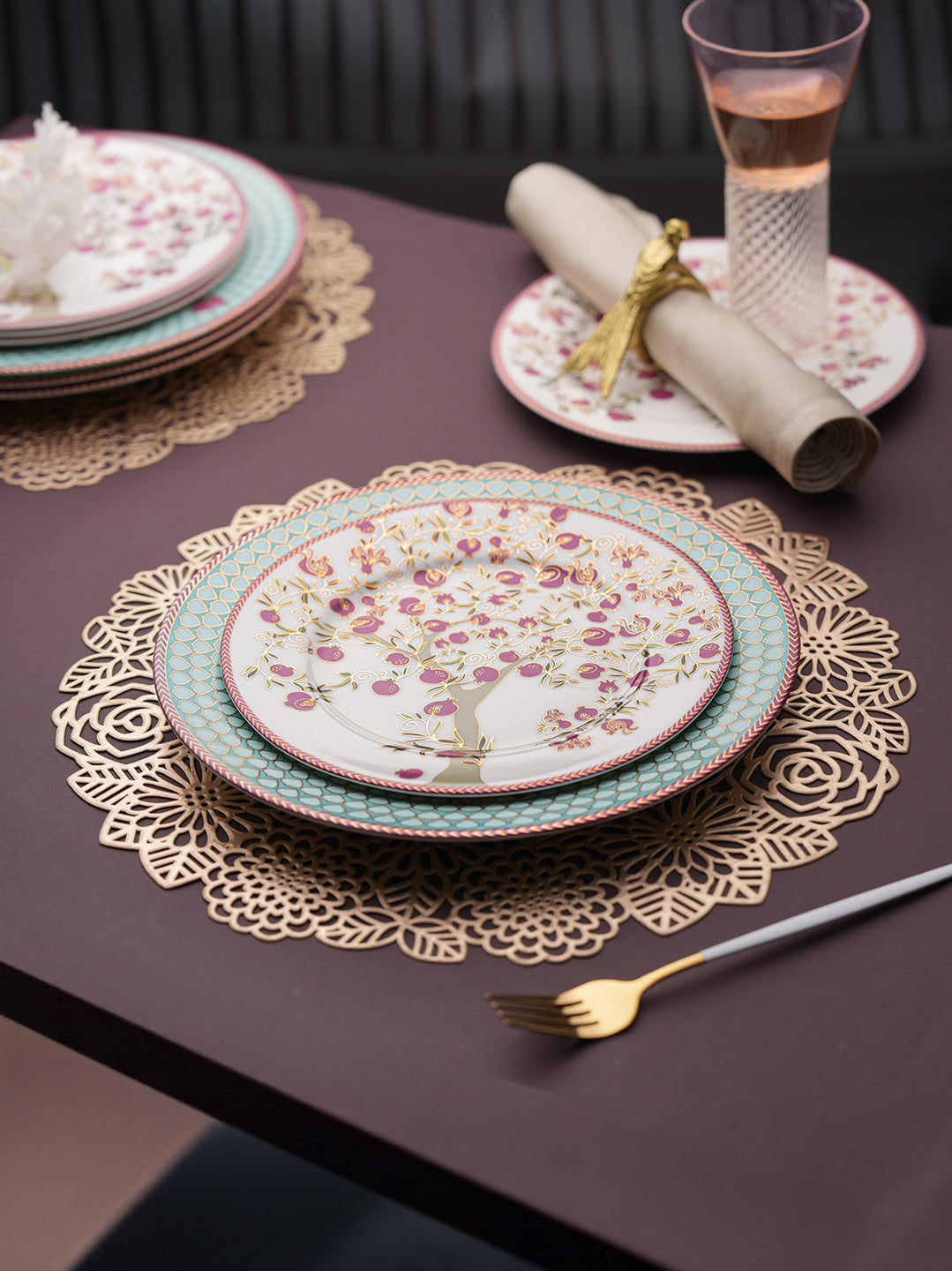 Pom Passion 24K Gold Plated Snack Set (12 Pcs)