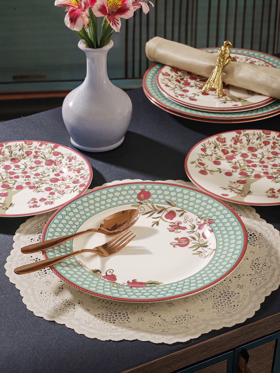 Pom Passion 24K Gold Plated Snack Set (12 Pcs)