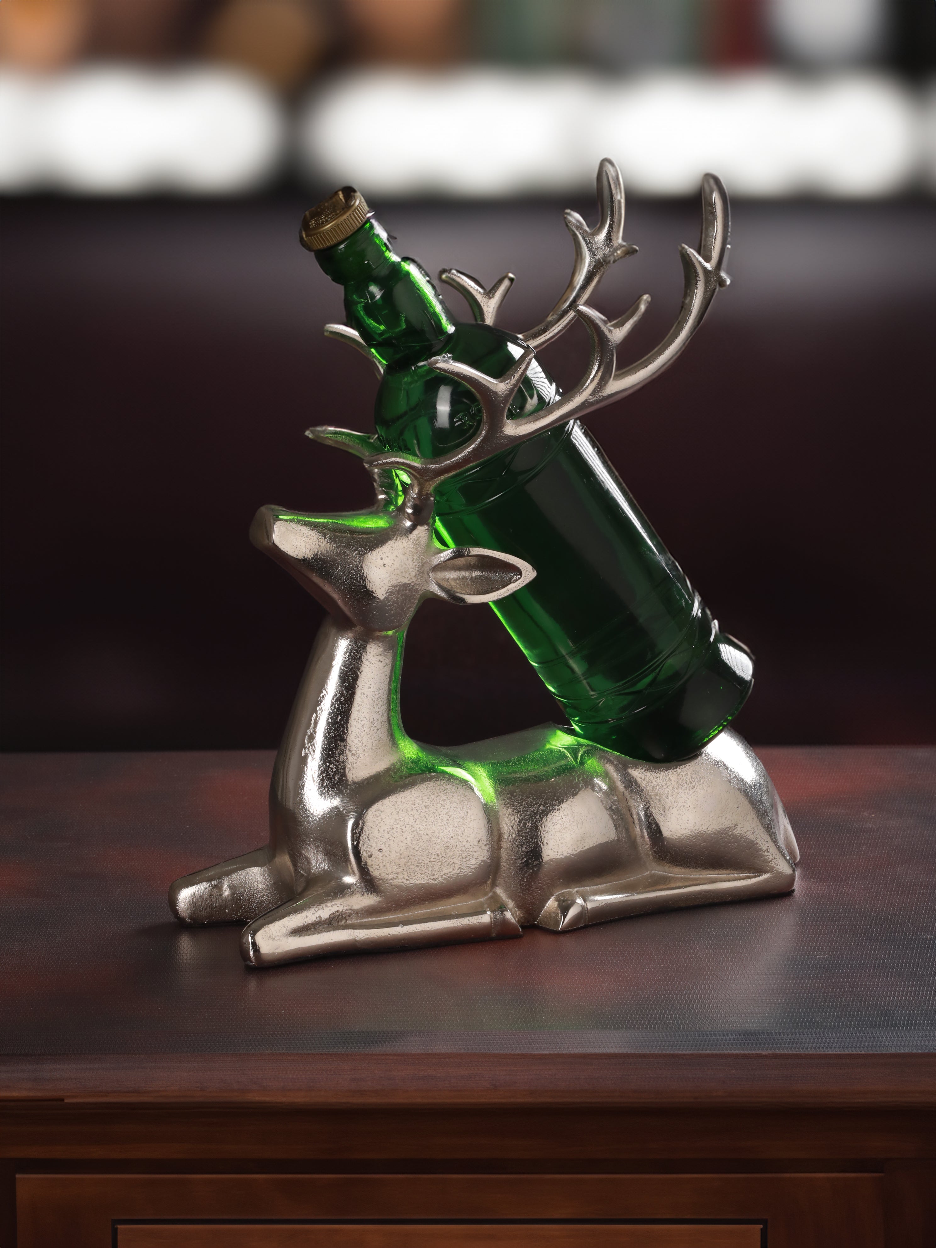 Silver Stag Spirits: Premium Deer Bottle Holder