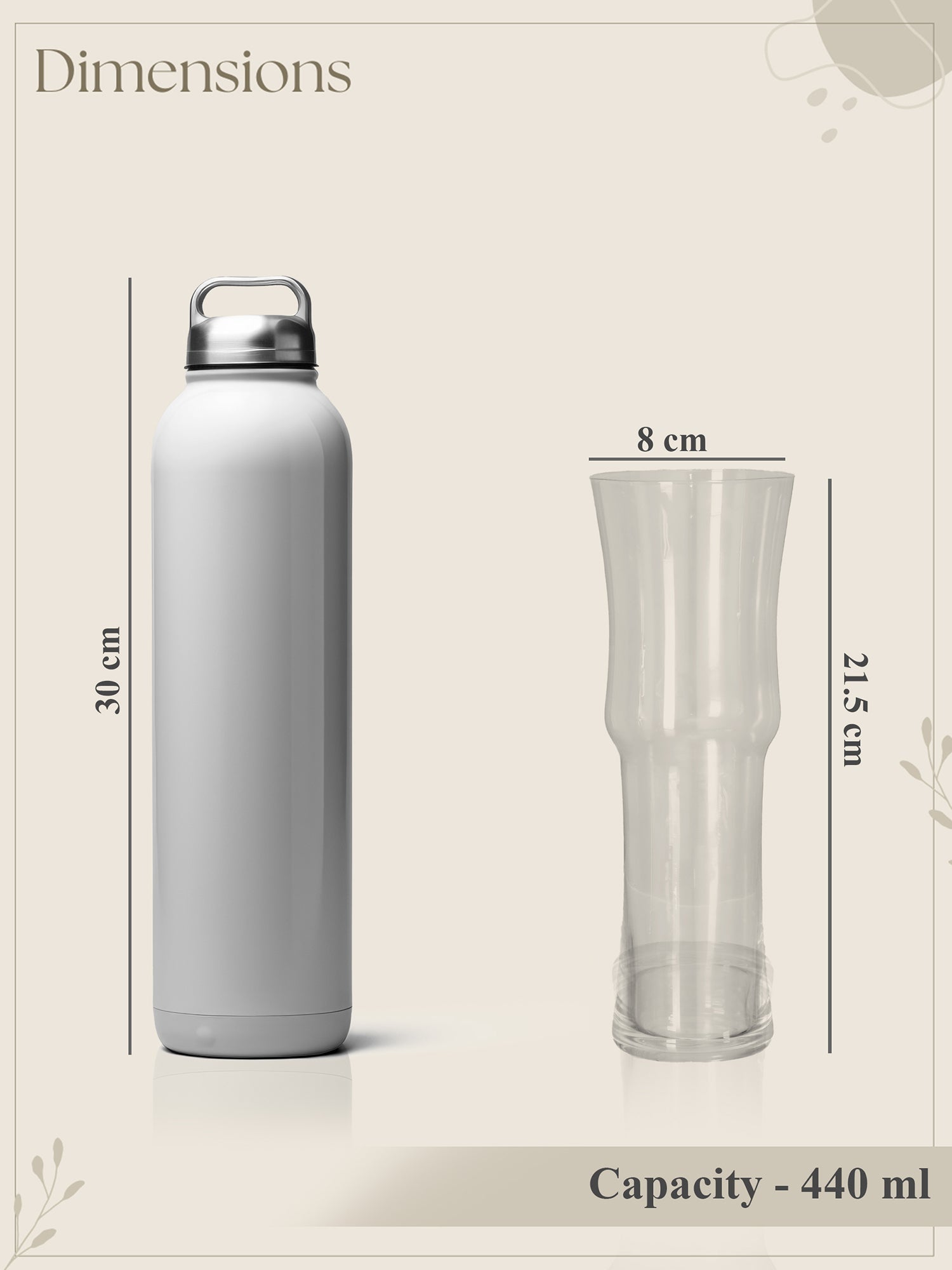 SLIMPOUR CRYSTAL BEER GLASS
