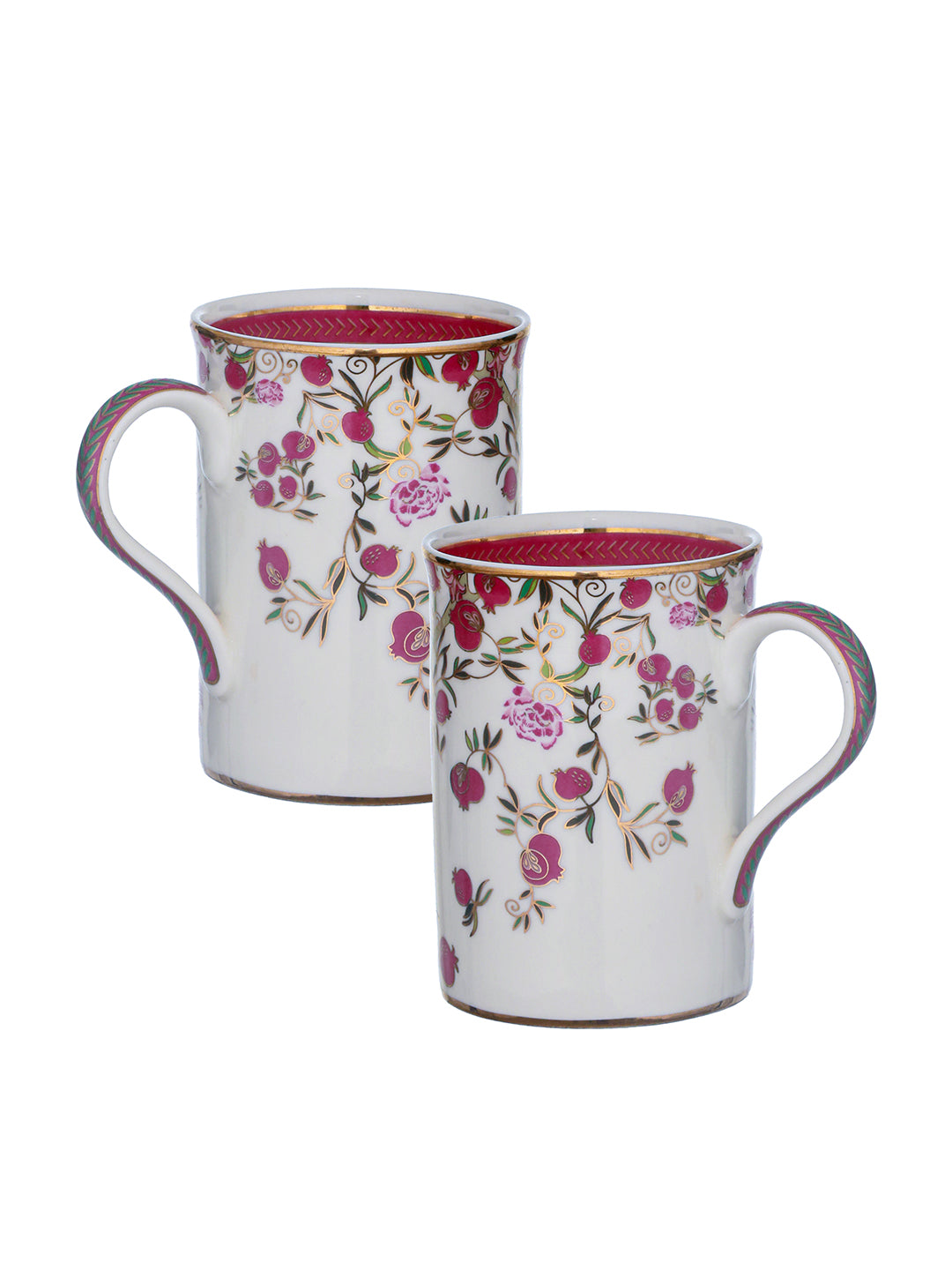 Pom Passion 24K Gold Plated Mugs (Pack Of 2)