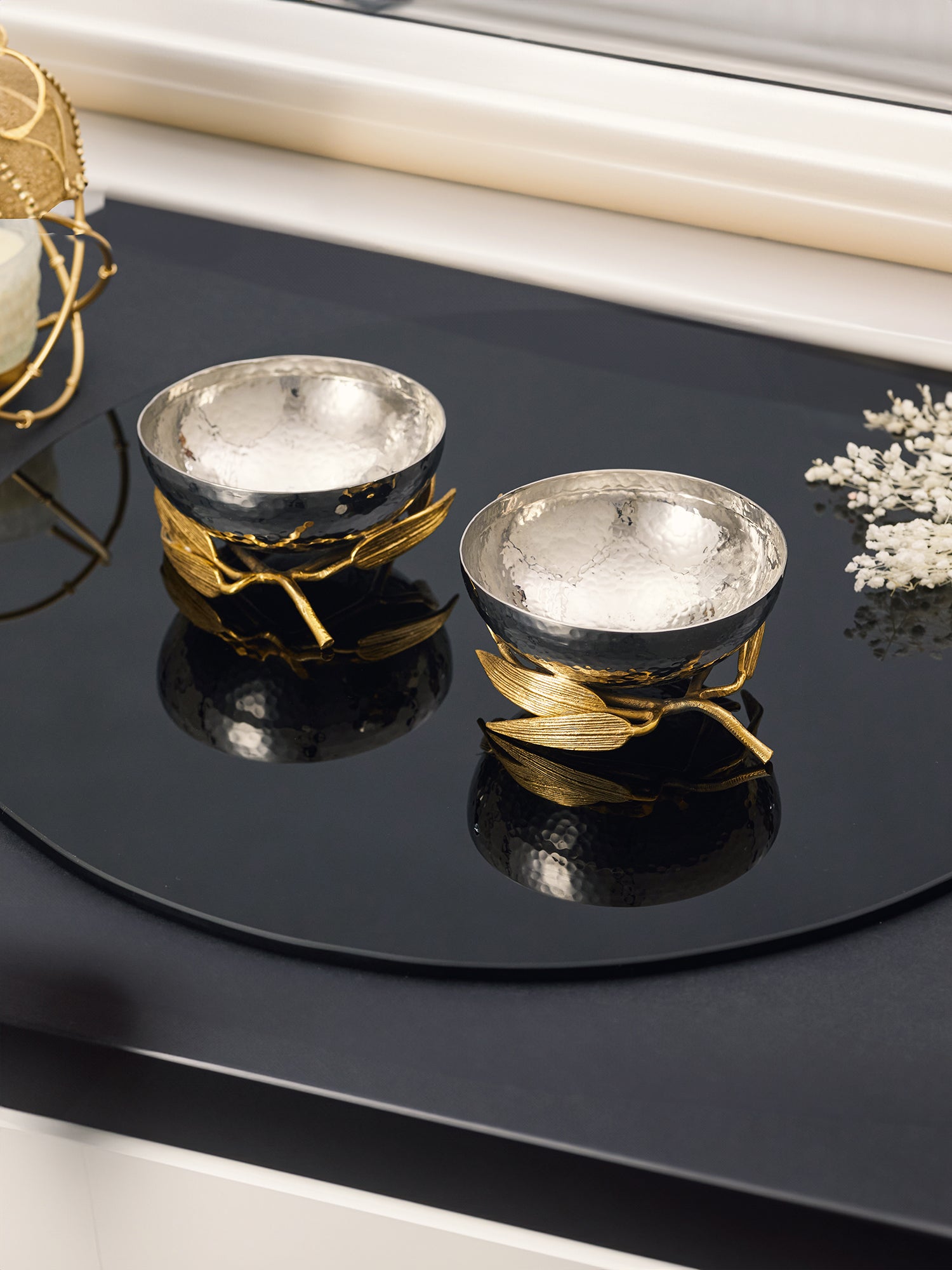 Leaf Charm Bowl (Pack Of 2)
