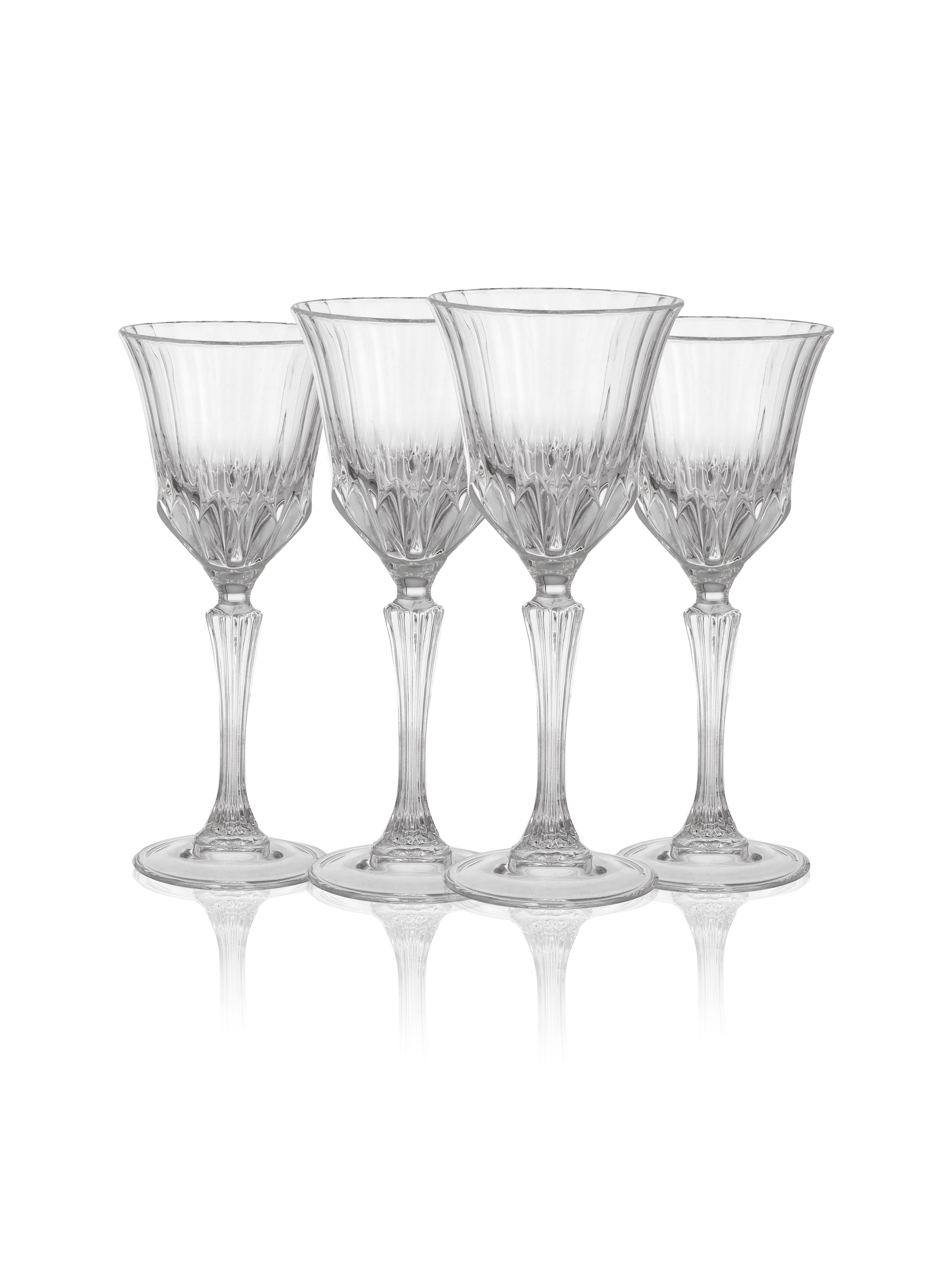 Pure Elegance White Wine Glass  Set of 4, 220 ML