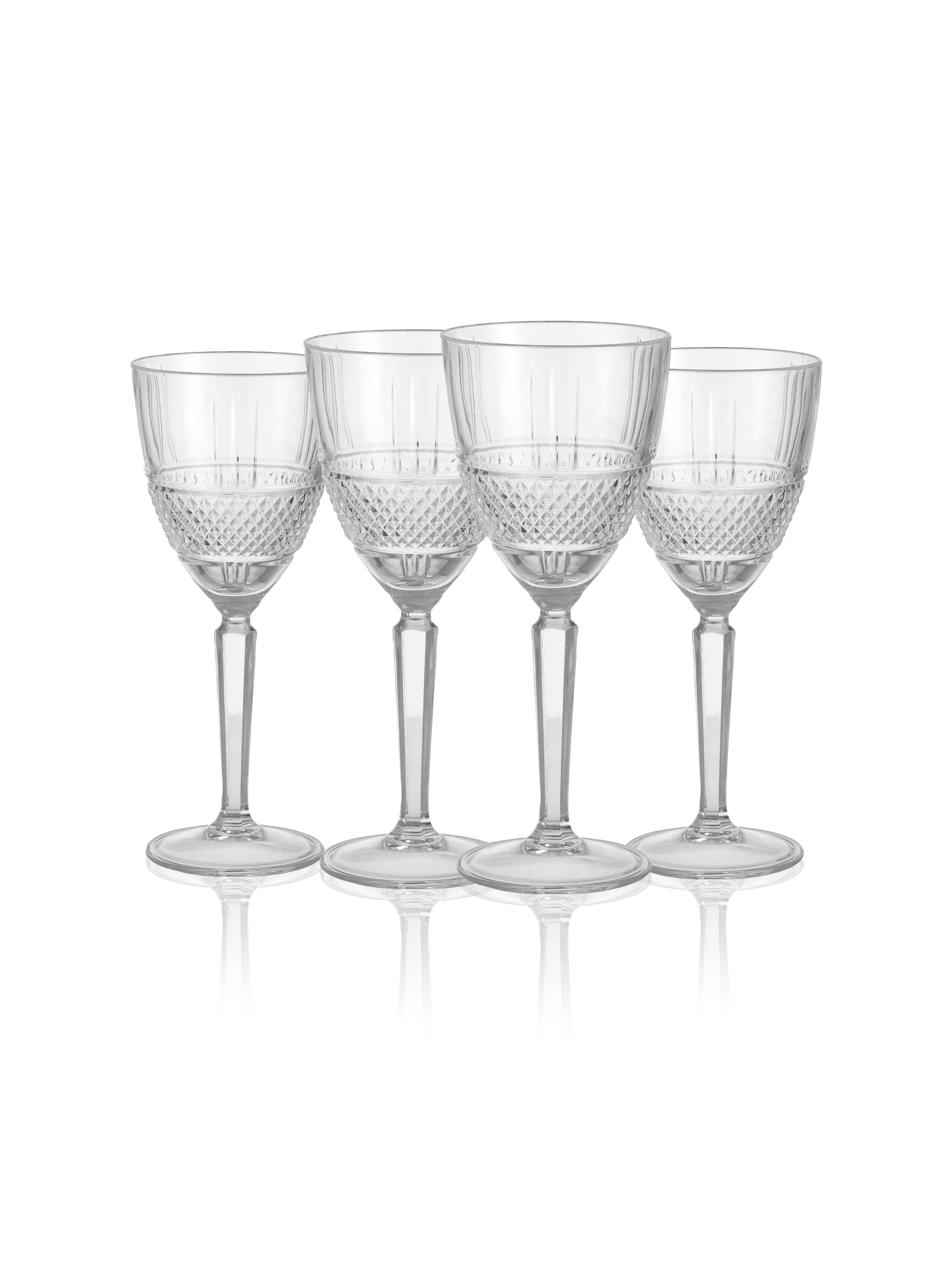 White Wine Glass Set of 4, 250 Ml