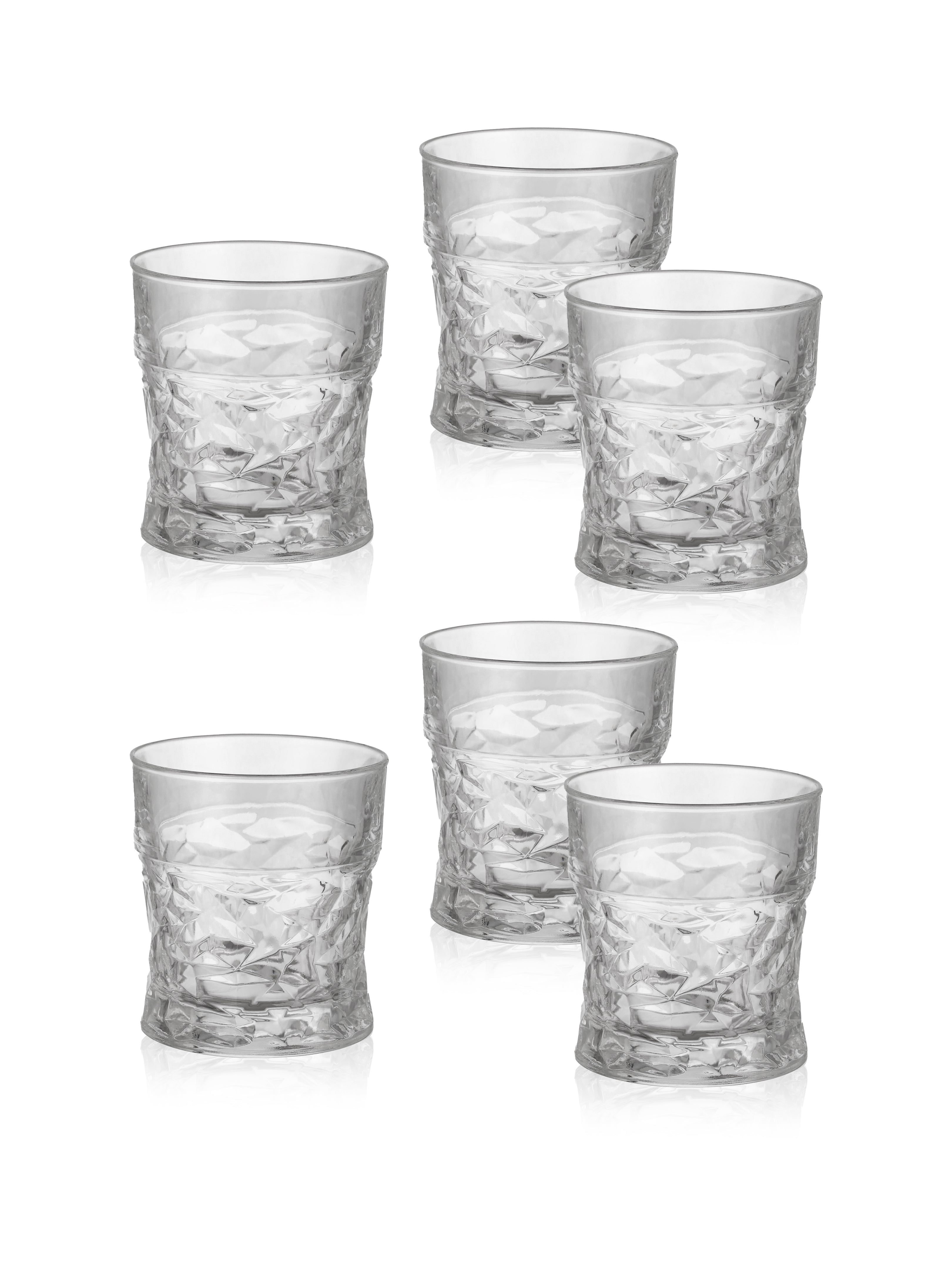 ECLECTIC CRYSTAL WHISKEY GLASS - ITALIAN CRYSTAL - SET OF 6