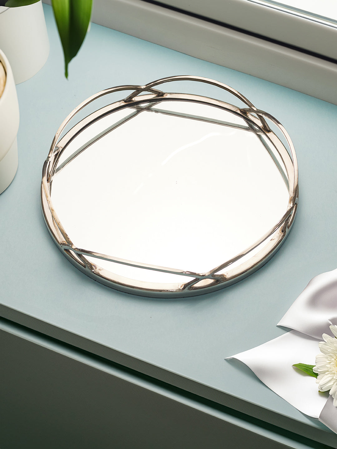 Luminaire Luxe Mirror Serving Tray