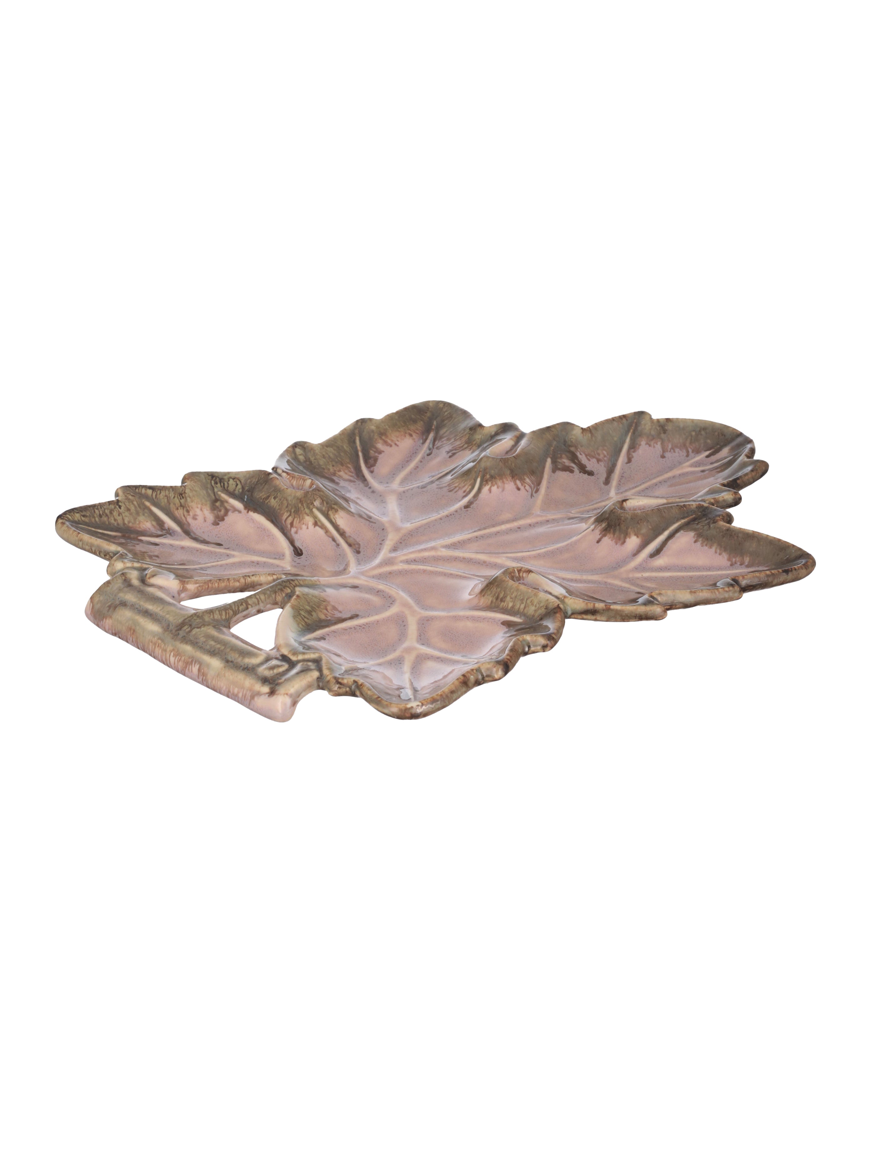 Leaf Ceramic Serving Platter