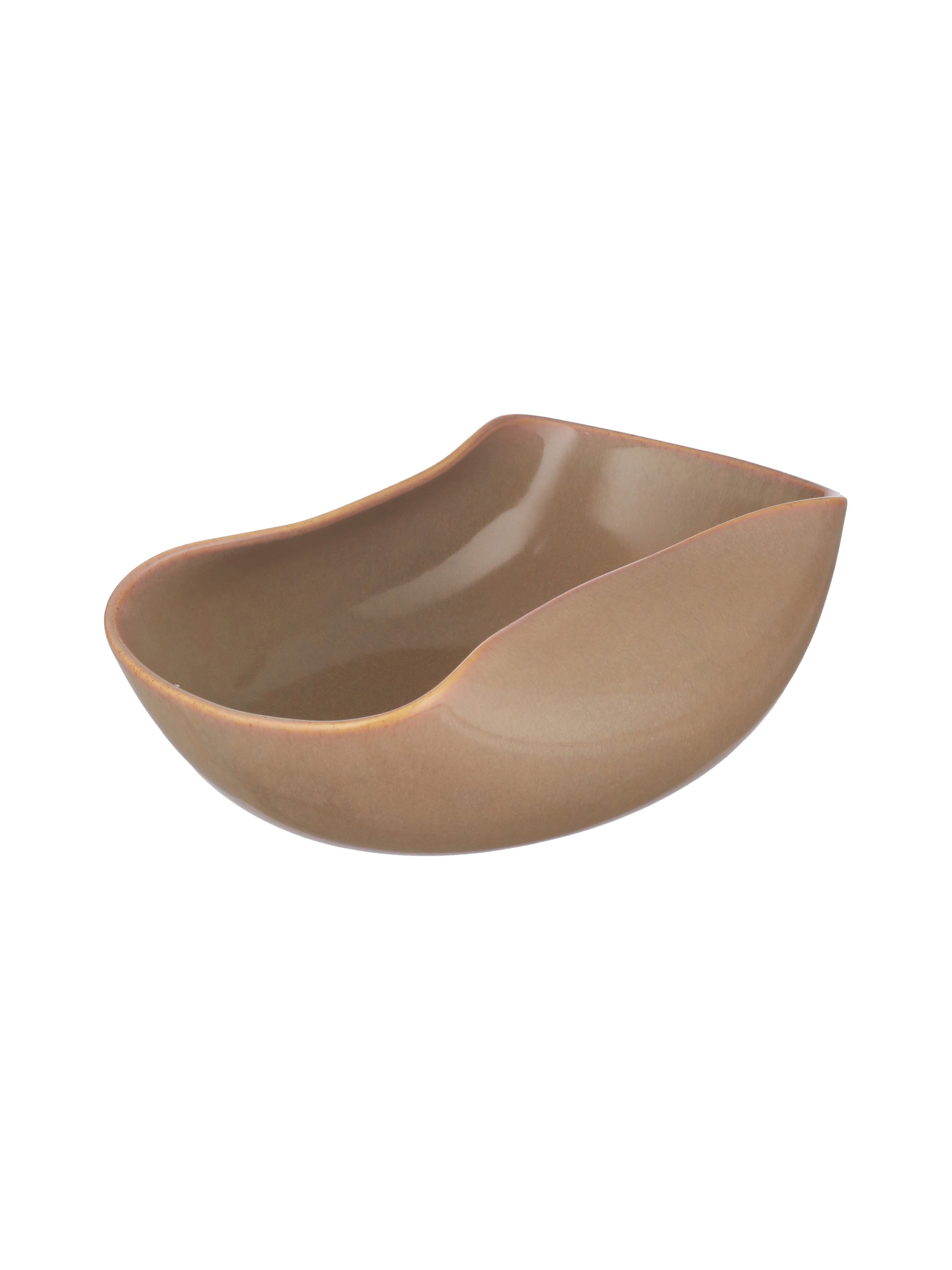 Ceramic Dust Brown Fruit Bowl