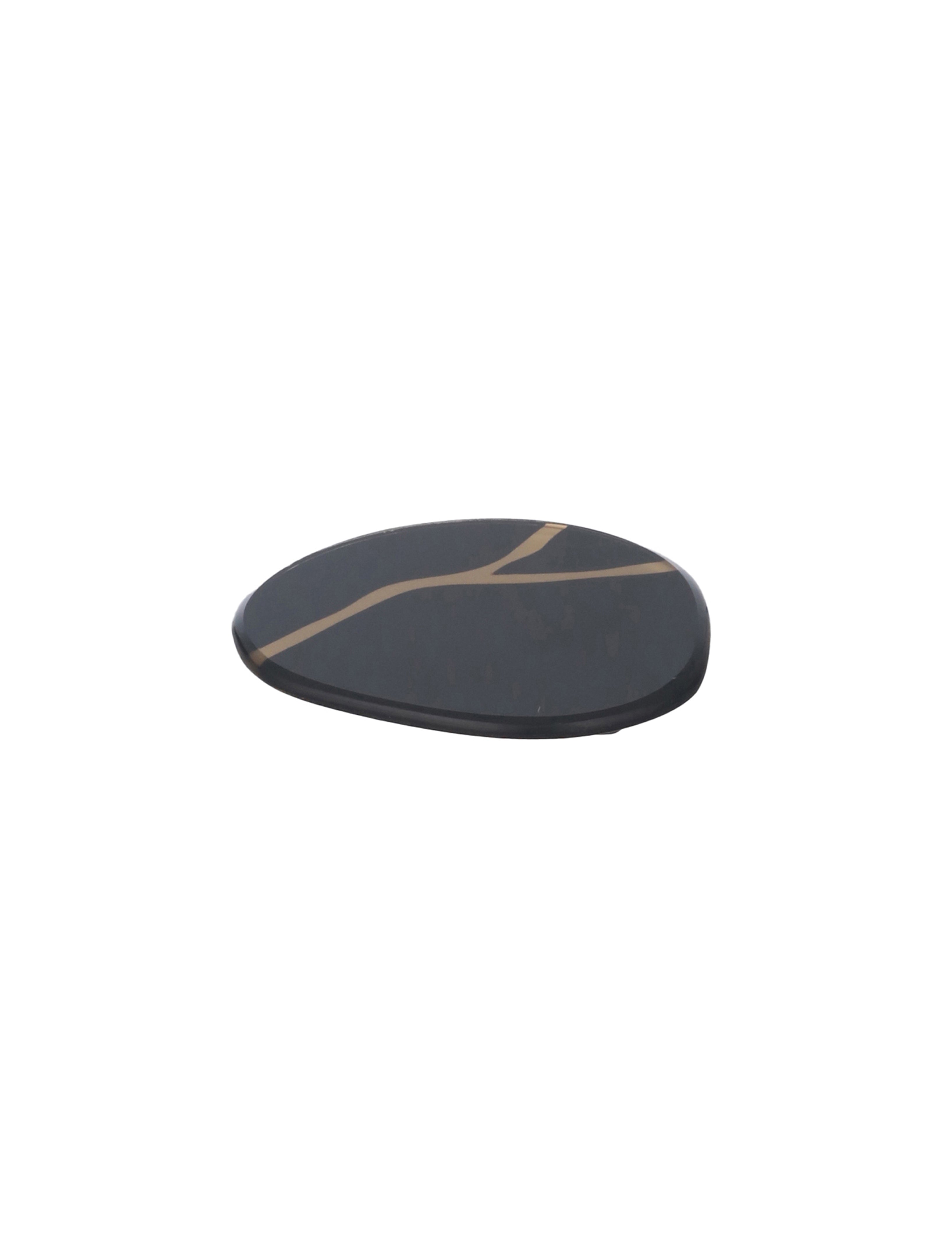 Kintsugi Black & Gold Coasters (Pack Of 6)