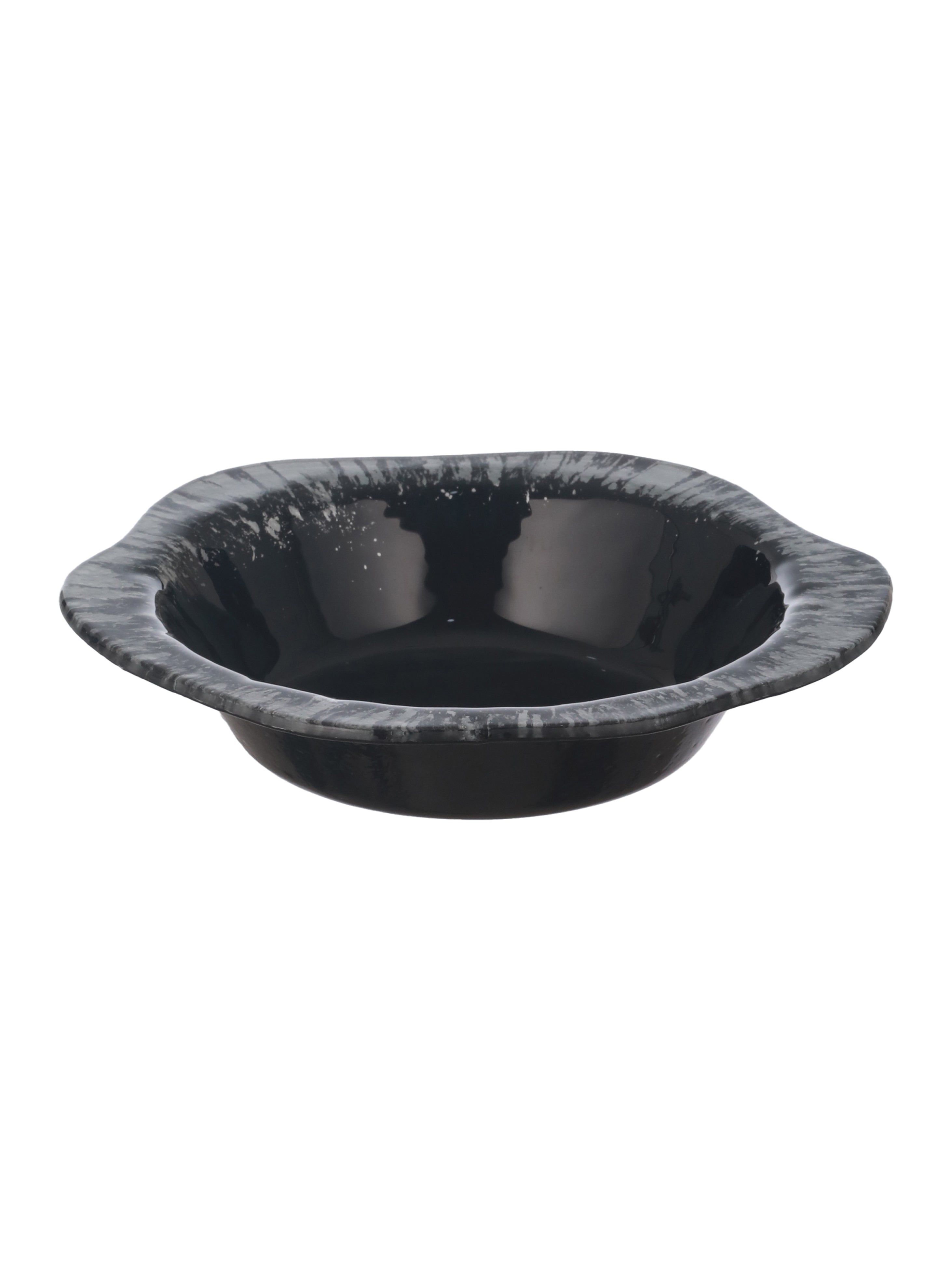 Black & Silver Glass Pudding Set (Pack Of 7)