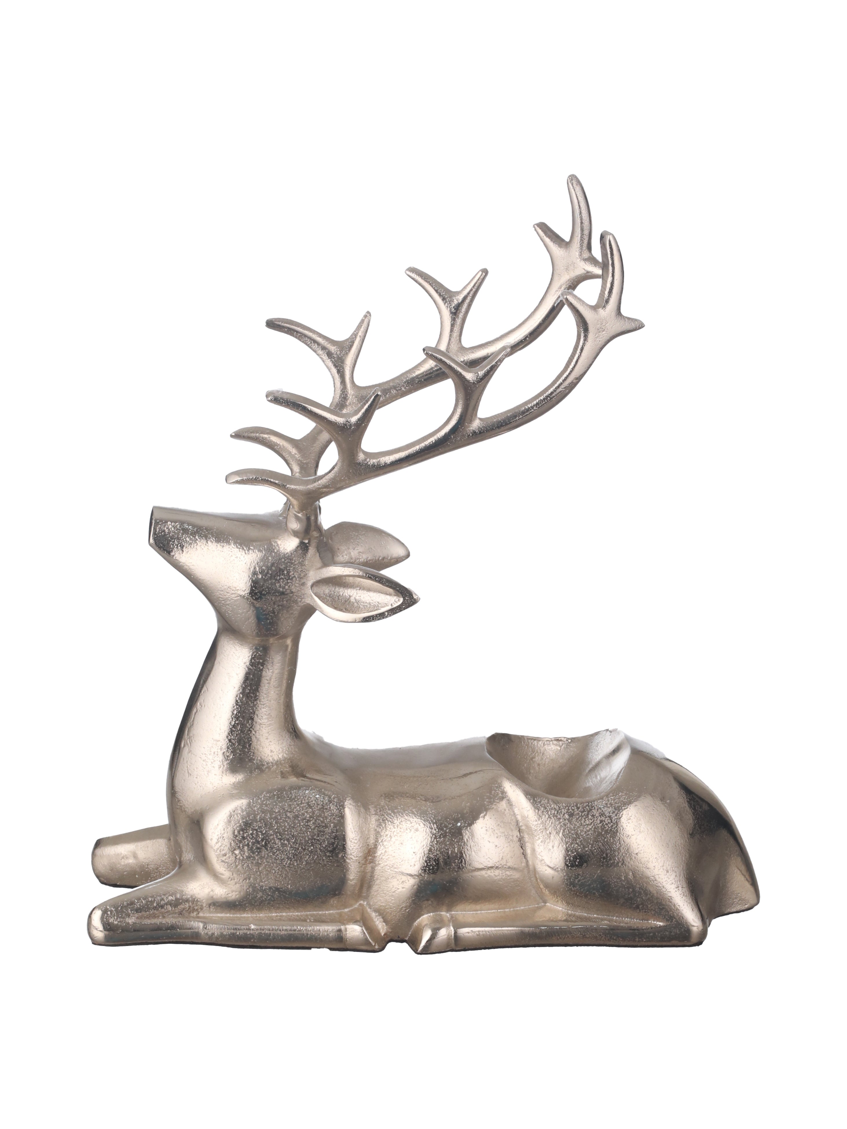 SILVER DEER WINE BOTTLE HOLDER - II