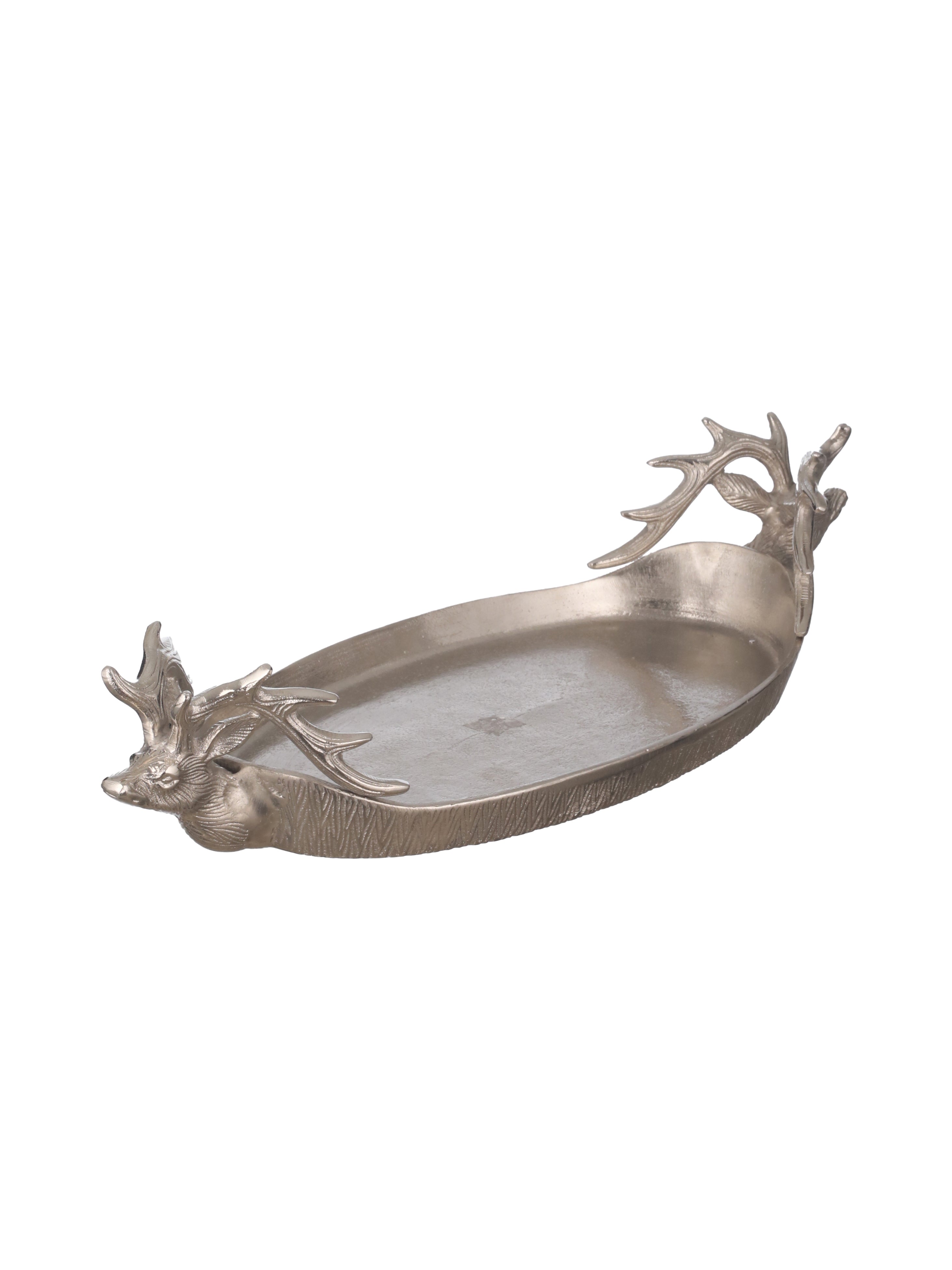 Elegant Deer Design Serving Tray