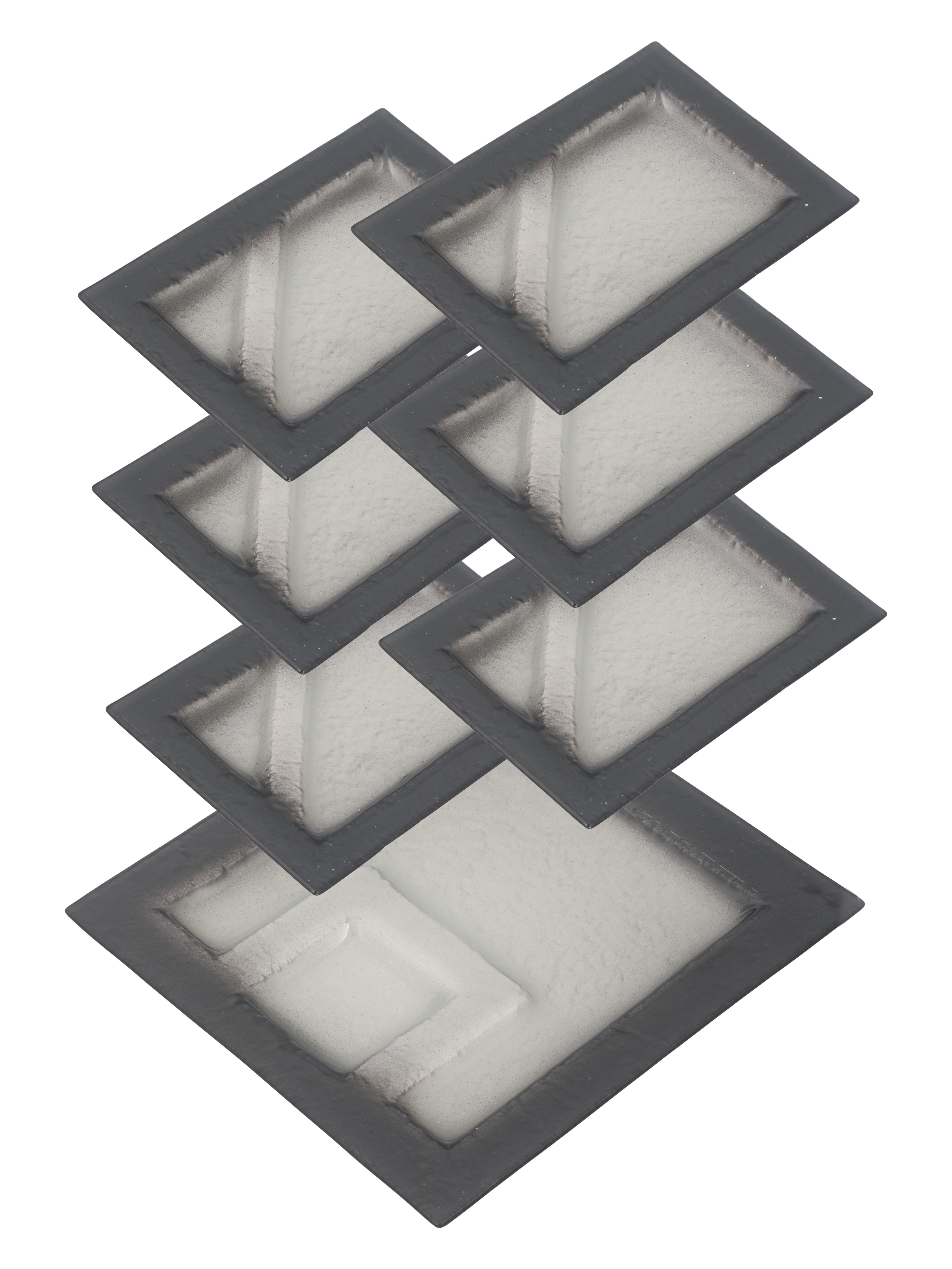 White & Black Snack Set (Pack Of 7)