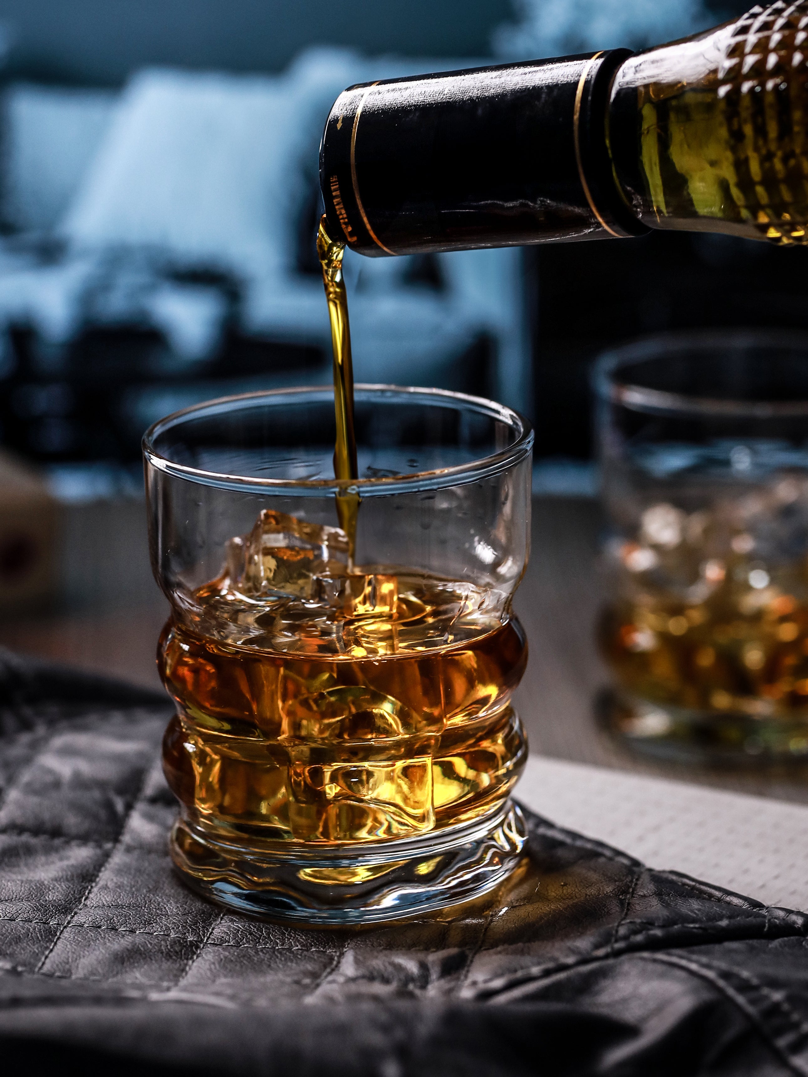 RINGS OF POWER WHISKEY GLASS - CRAFTED IN EUROPE – SET OF 6