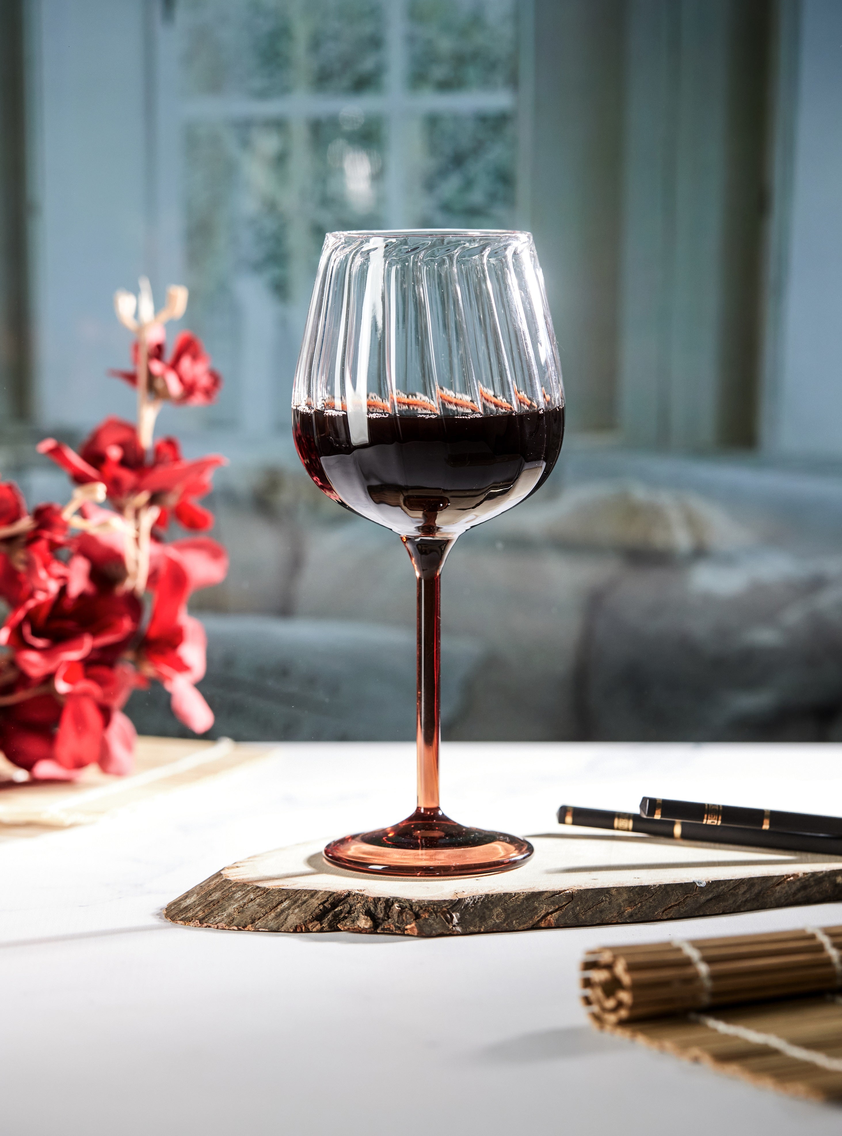 Red Wine Glass Set of 4 , 380 ml