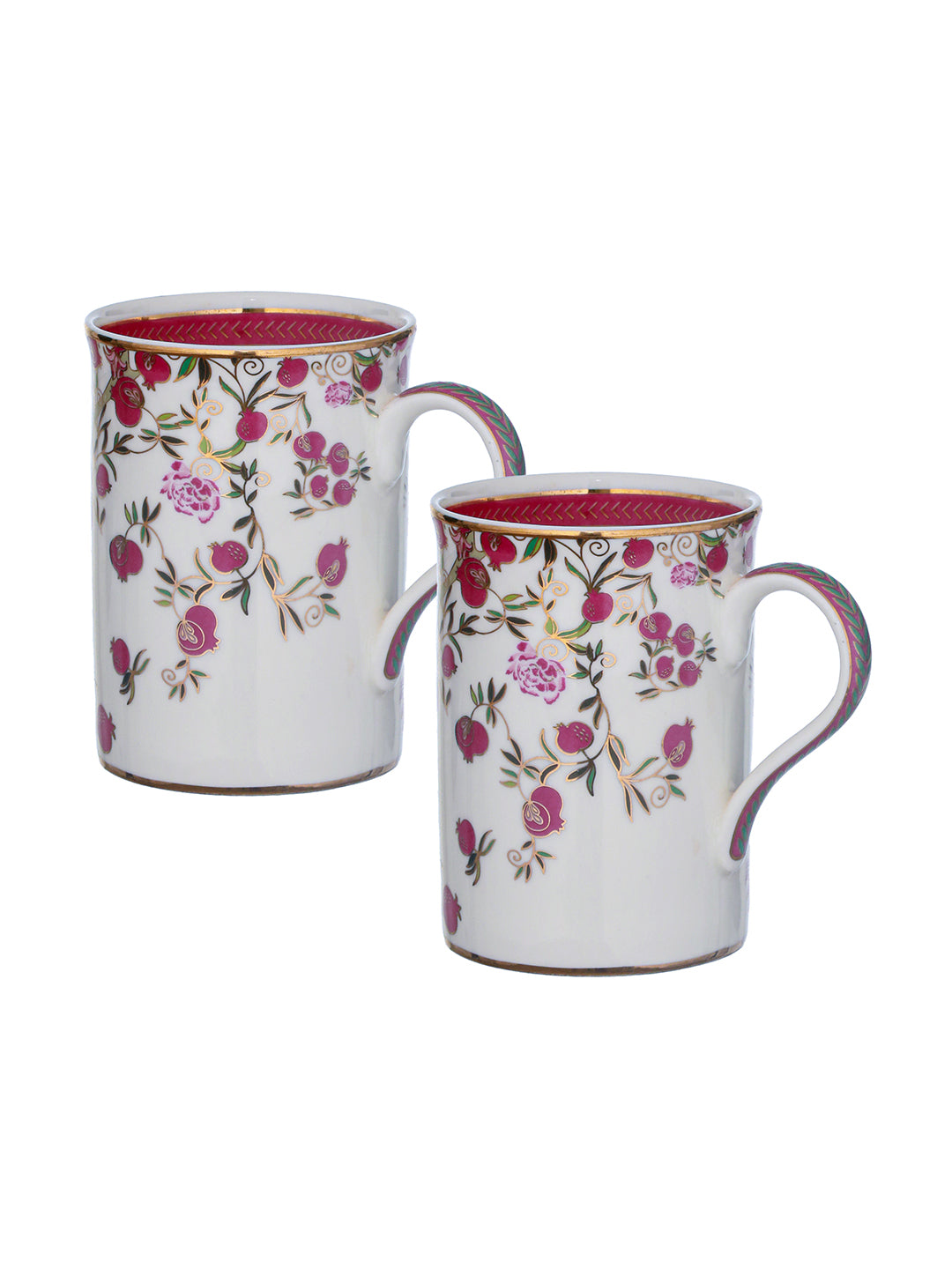 Pom Passion 24K Gold Plated Mugs (Pack Of 2)