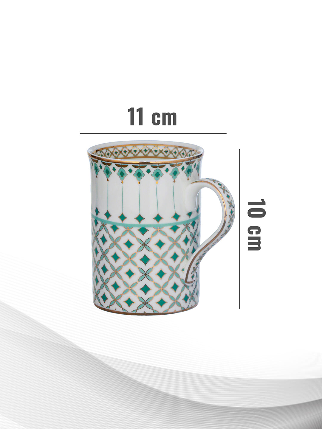MOMENTUM 24K GOLD PLATED MUGS (Pack Of 2)