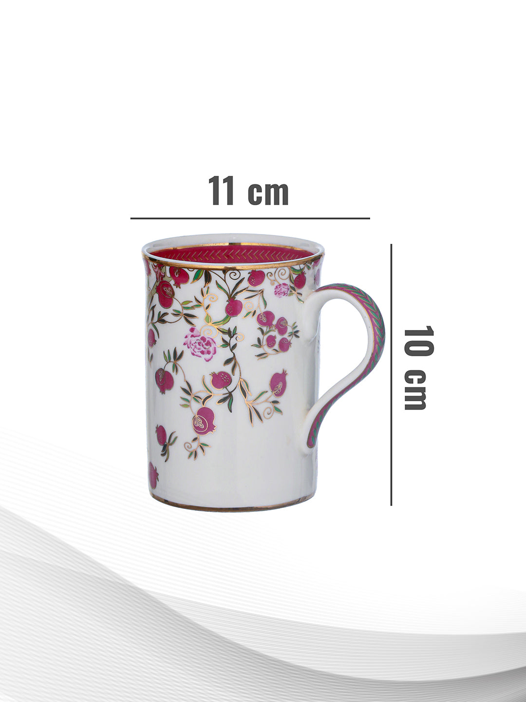 Pom Passion 24K Gold Plated Mugs (Pack Of 2)