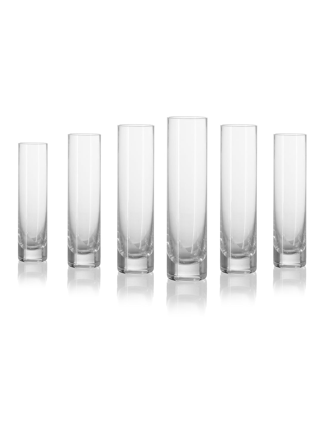 Set of 6 Modern Slim Highball Glass Set for Everyday Elegance 300 ML