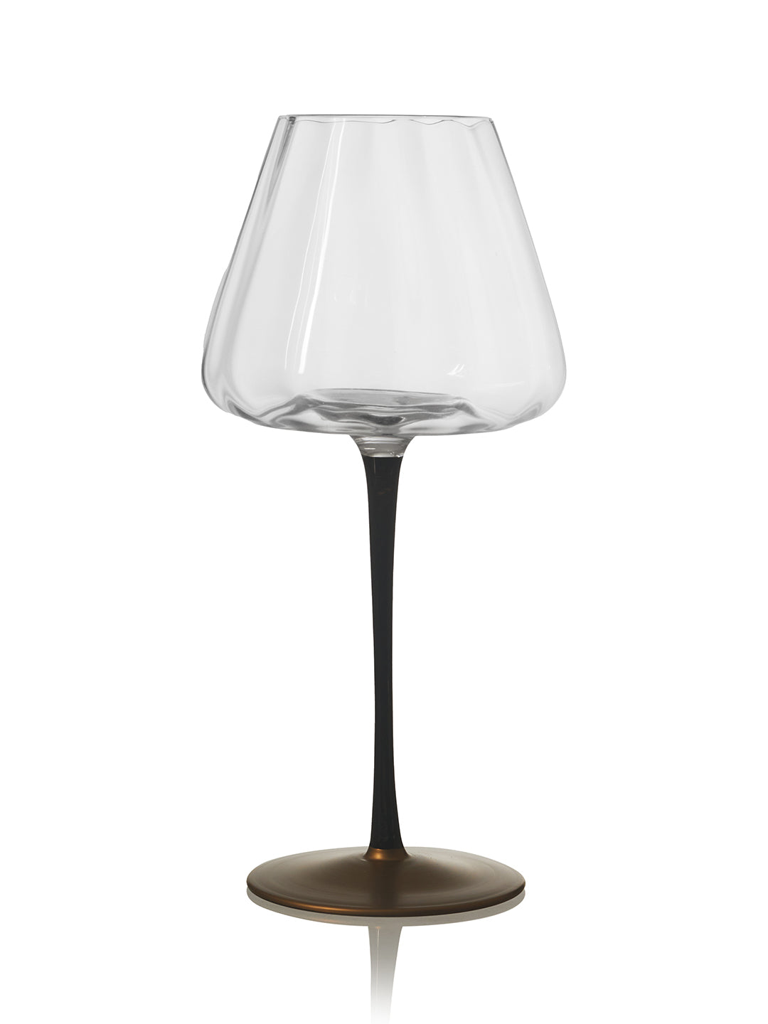 MIDNIGHT NOIR WINE GLASS - ITALIAN CRYSTAL – PACK OF 2