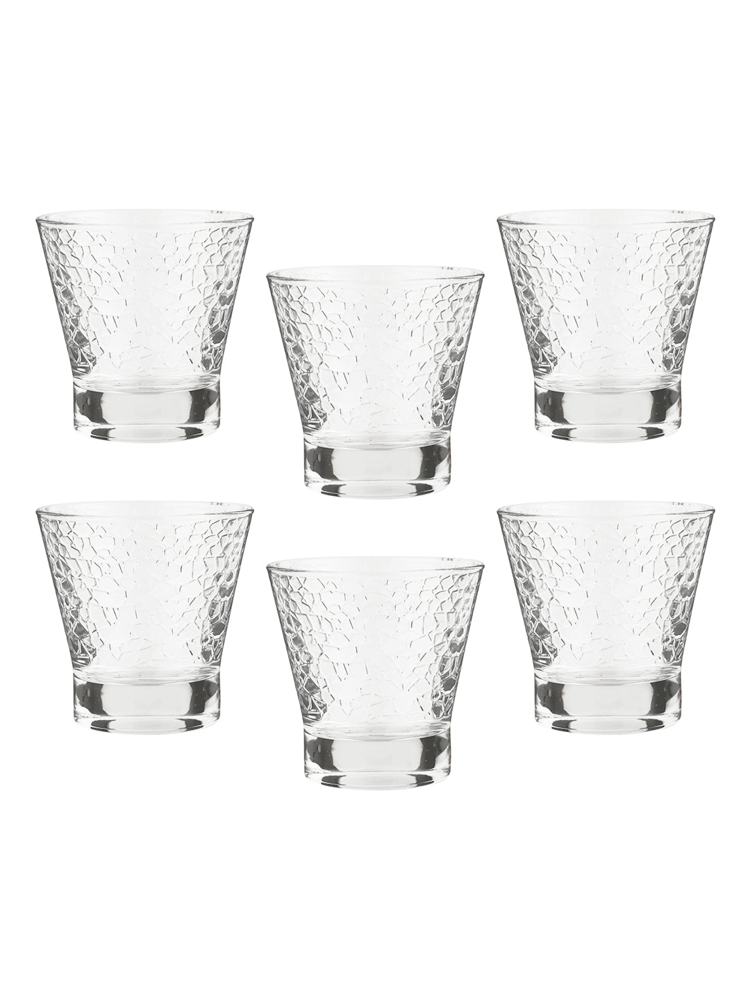 Set of 6 Enhance Your Whiskey Experience with Our Finely Crafted Glass 240 ML