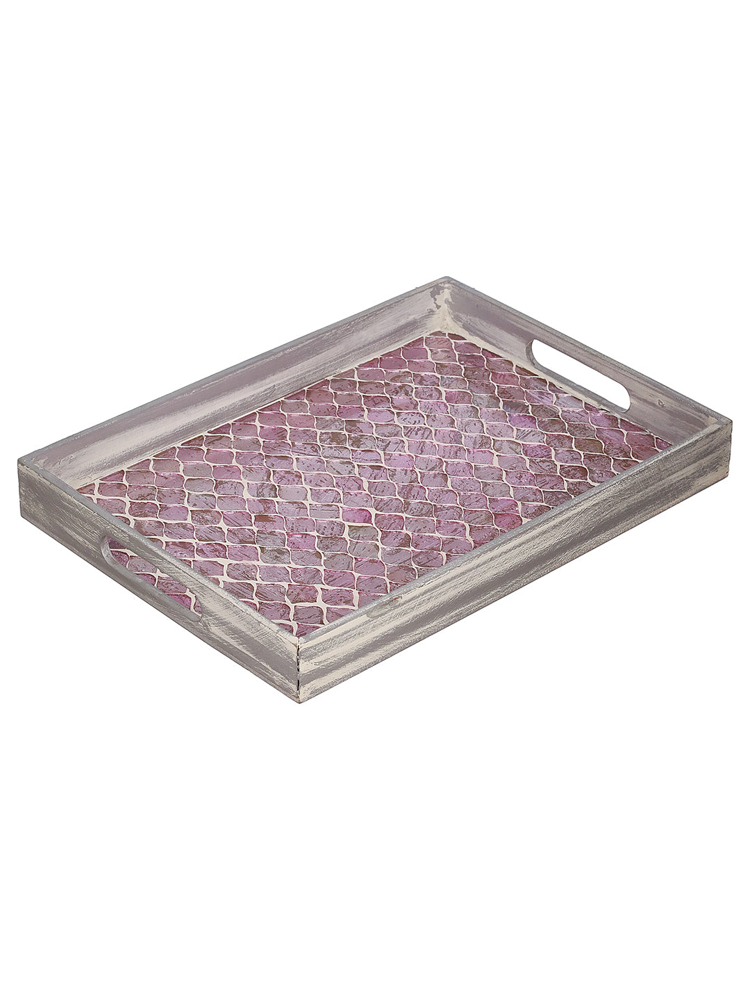 Pink Mosaic Serving Tray