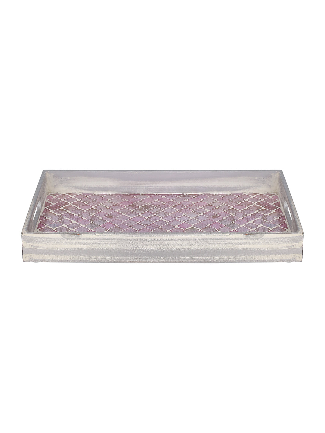 Pink Mosaic Serving Tray