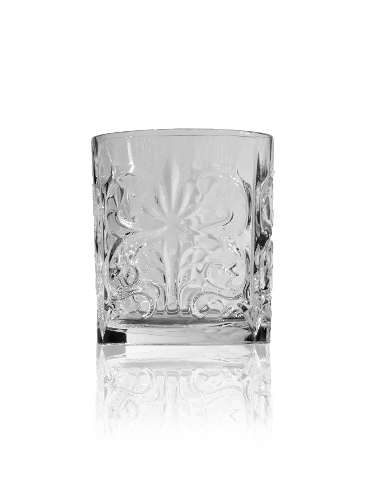 Premium Italian Crystal Whiskey Glasses - Set of 6