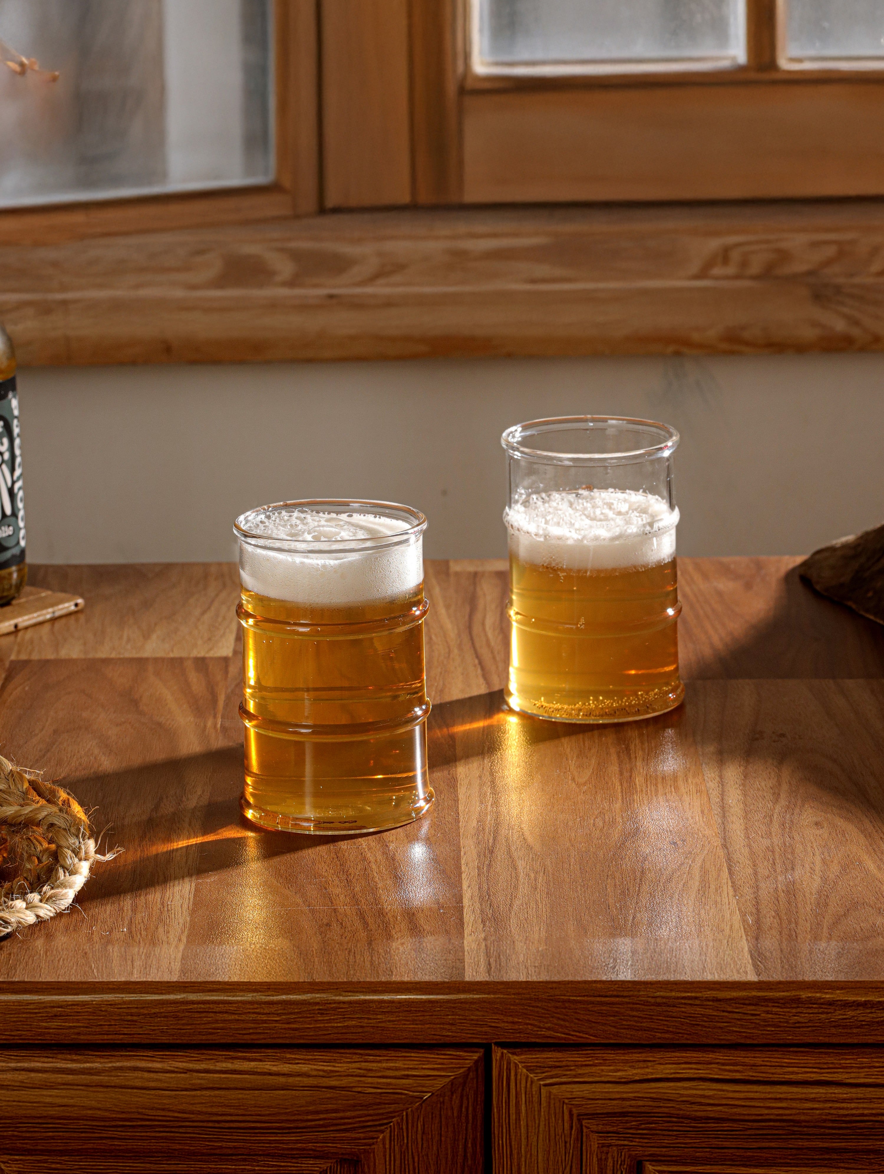 Straight Sip Clear Beer Glass