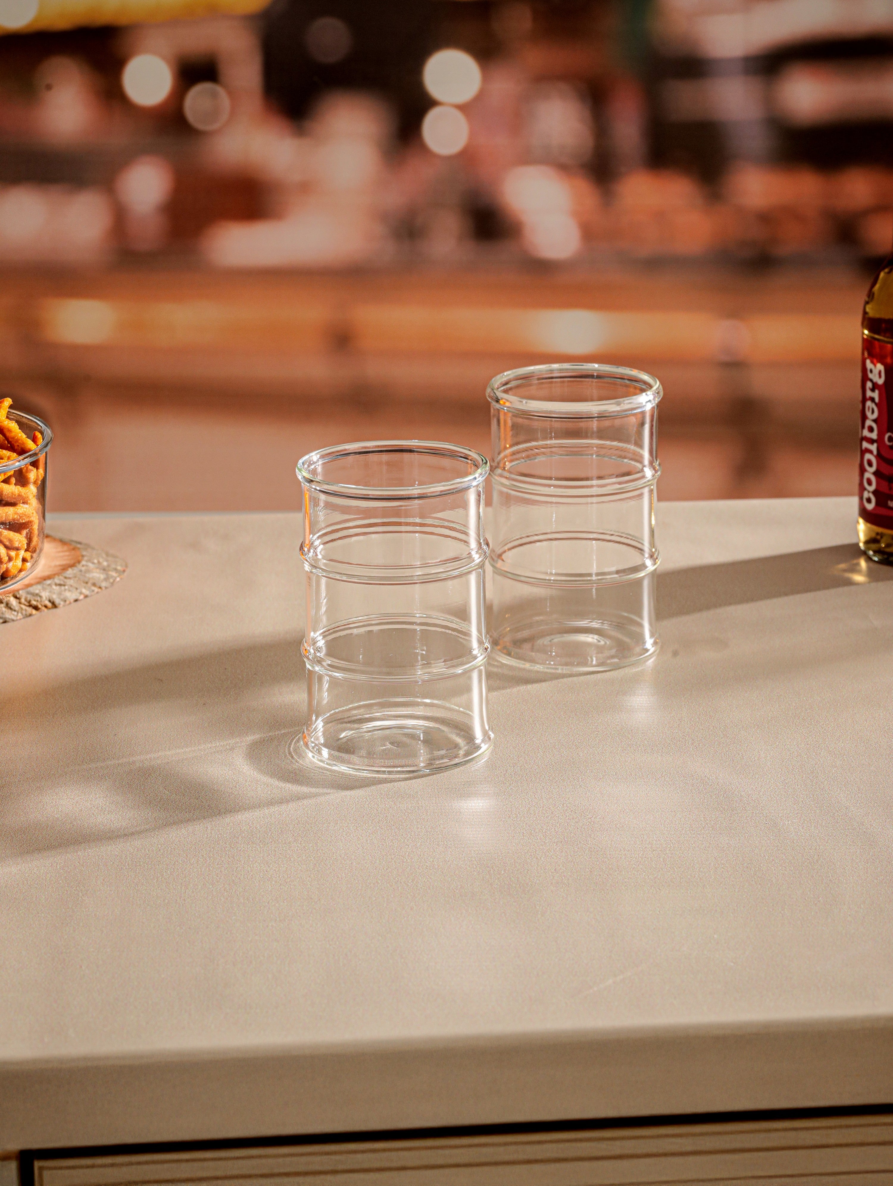 Straight Sip Clear Beer Glass