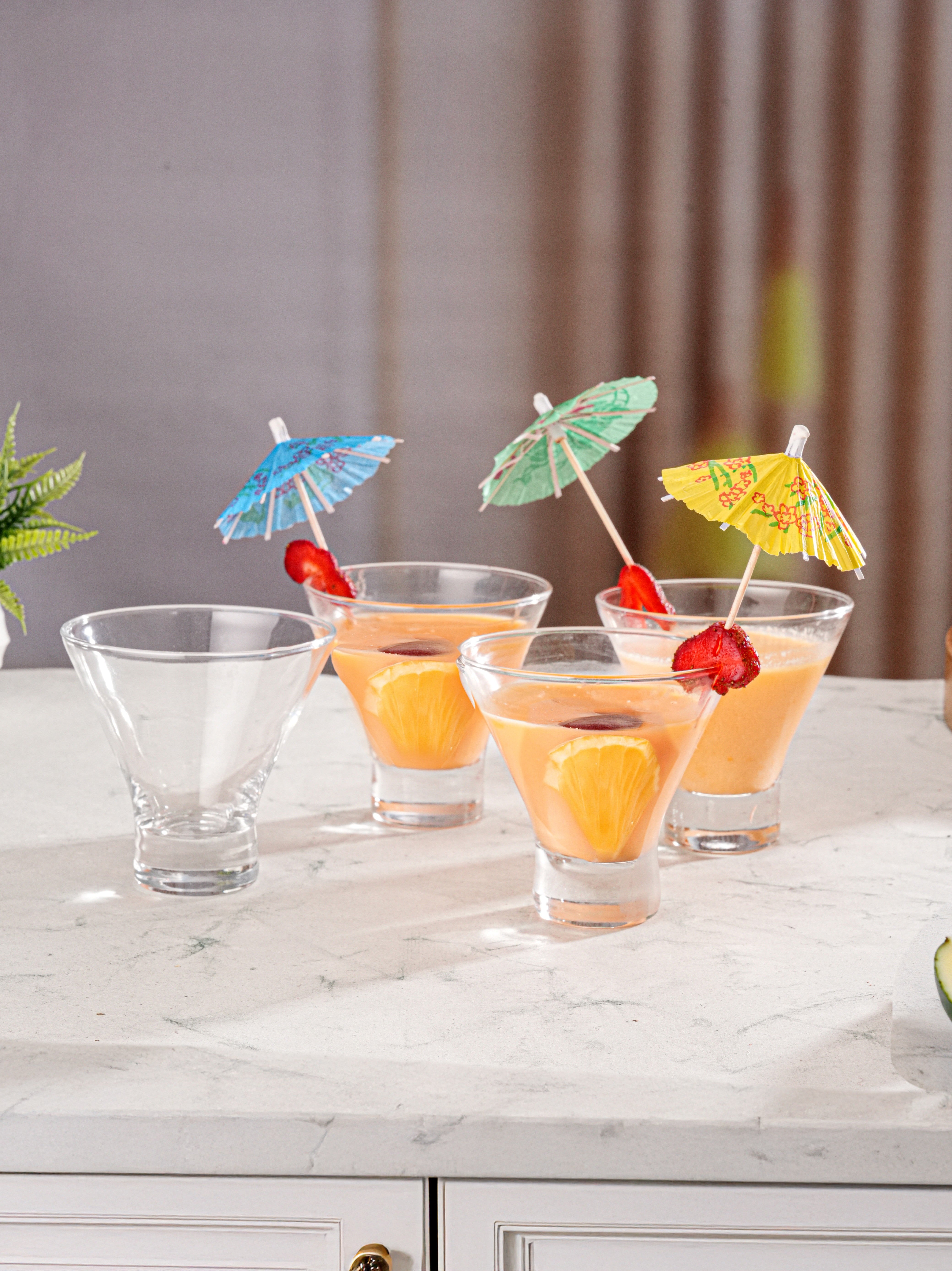 TropiClink Cocktail Glass- Pack of 4