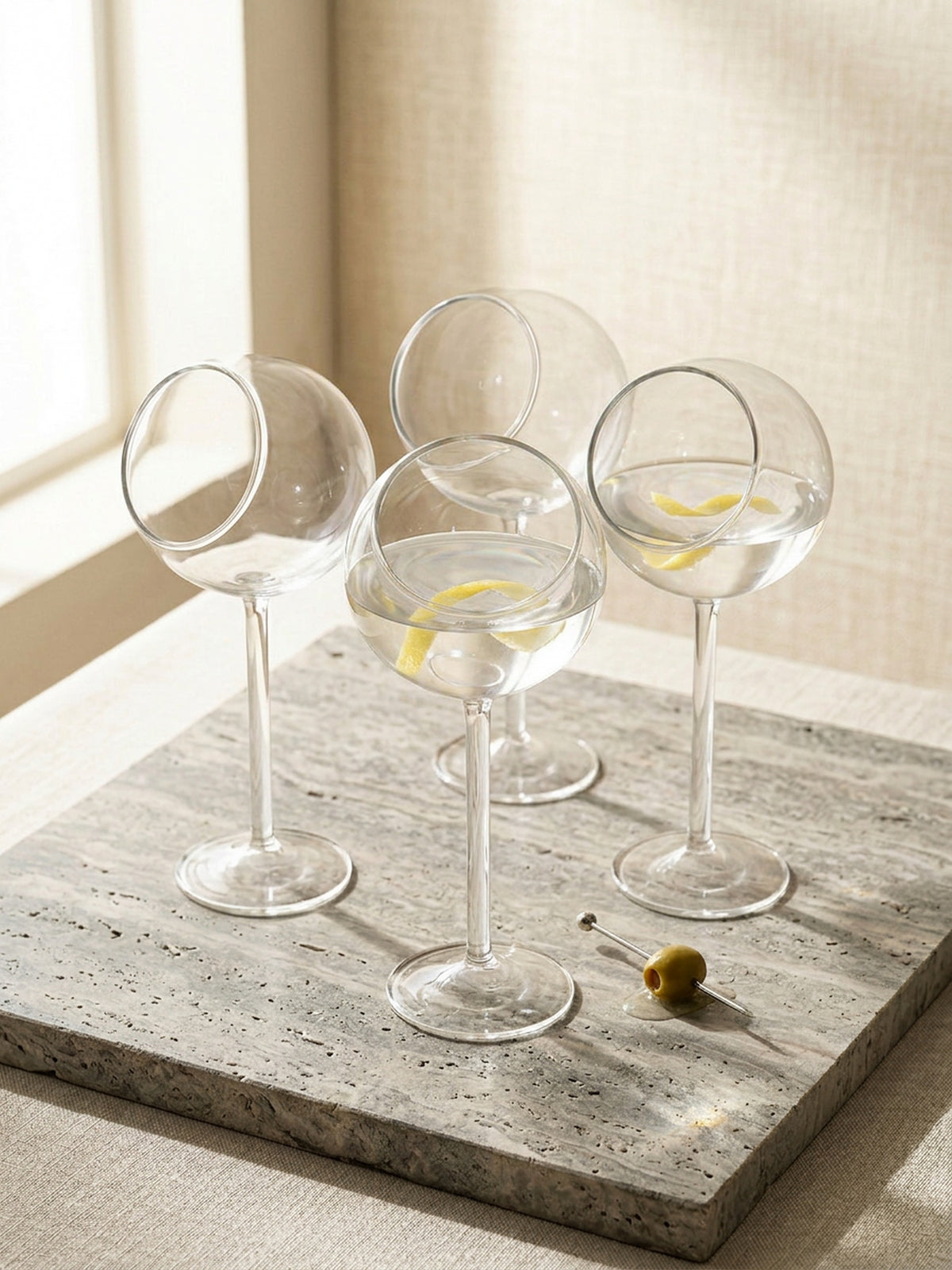 The Incline Cocktail Glass