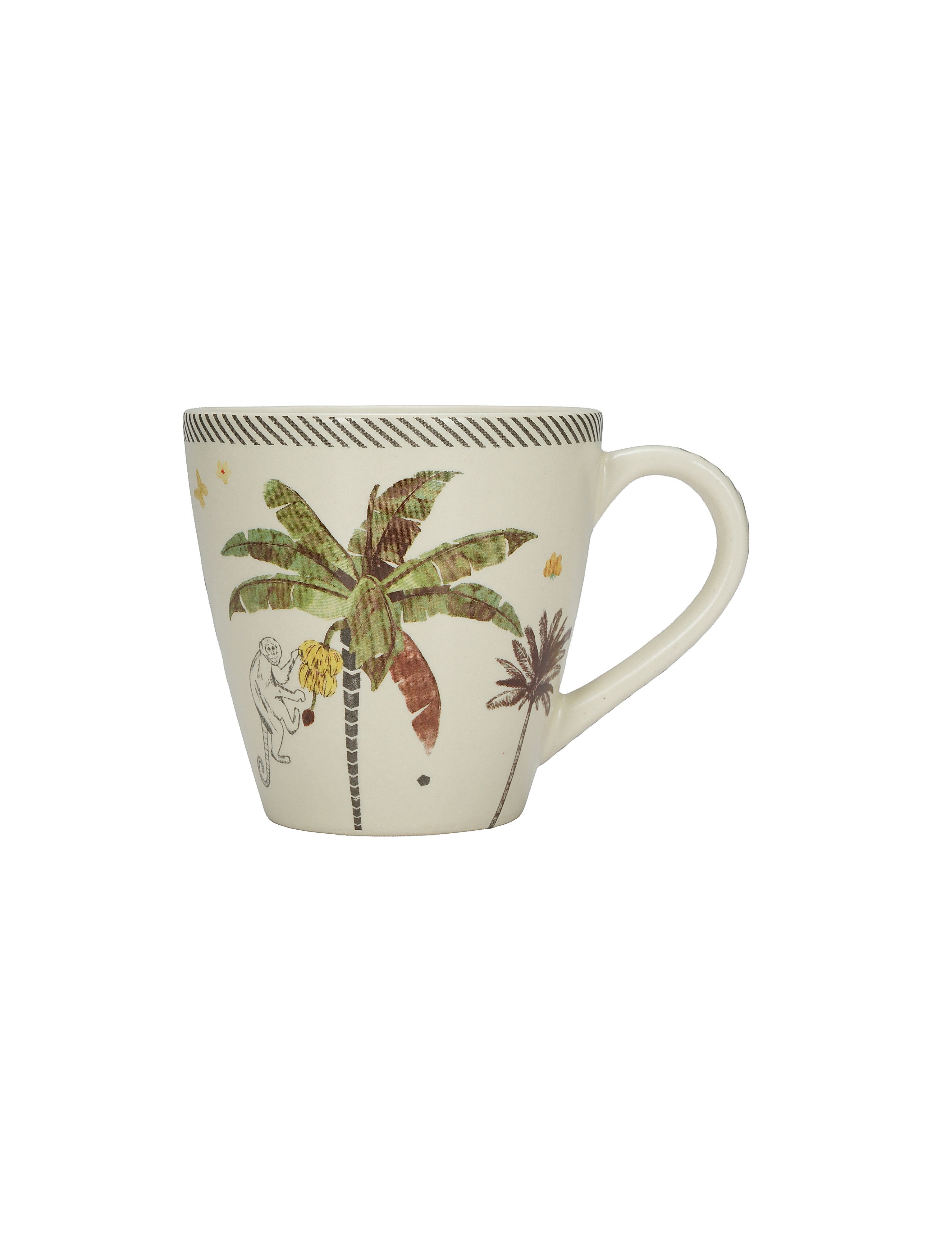 Tropical Mischief Porcelain Mugs (Pack of 2)