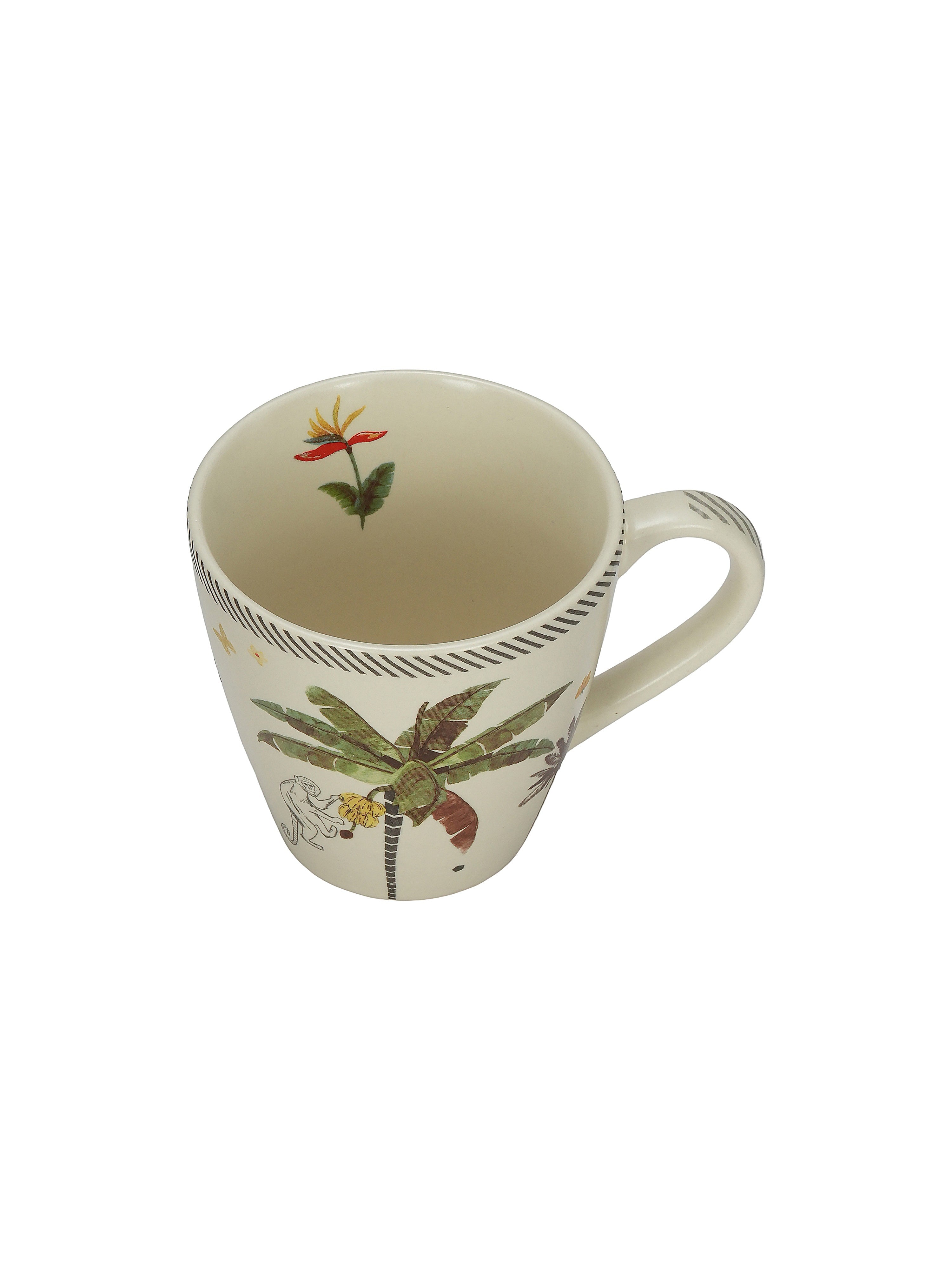 Tropical Mischief Porcelain Mugs (Pack of 2)